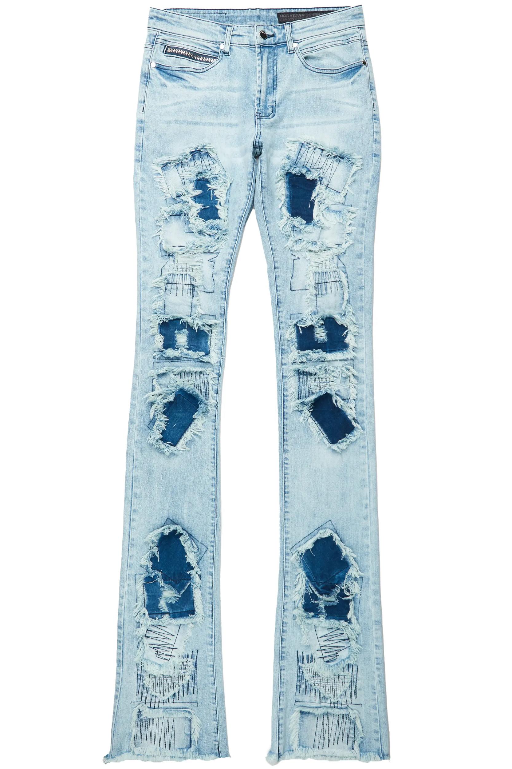 Camden Blue Super Stacked Flare Jean Male Product Image