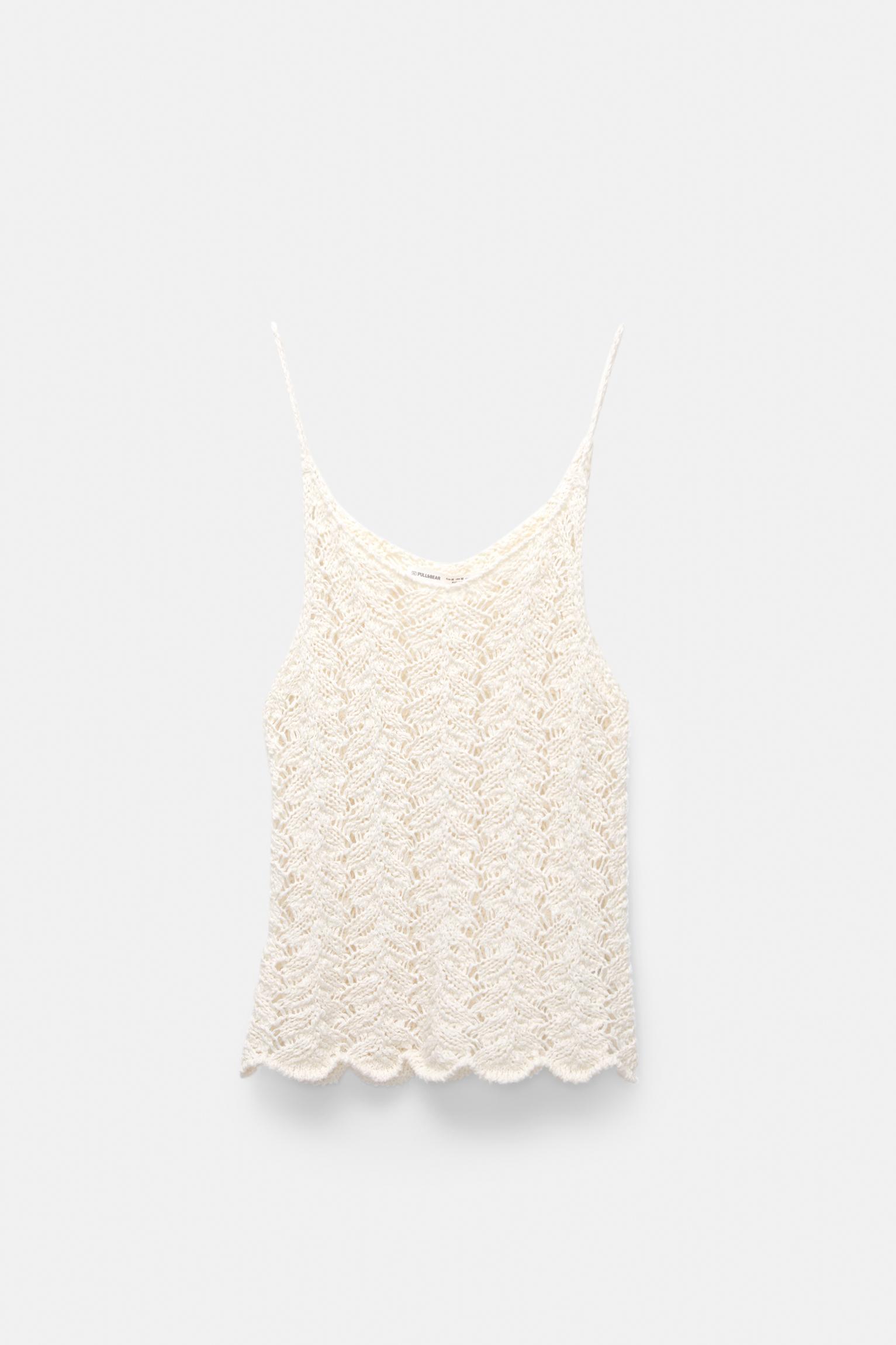 Strappy crochet top Product Image