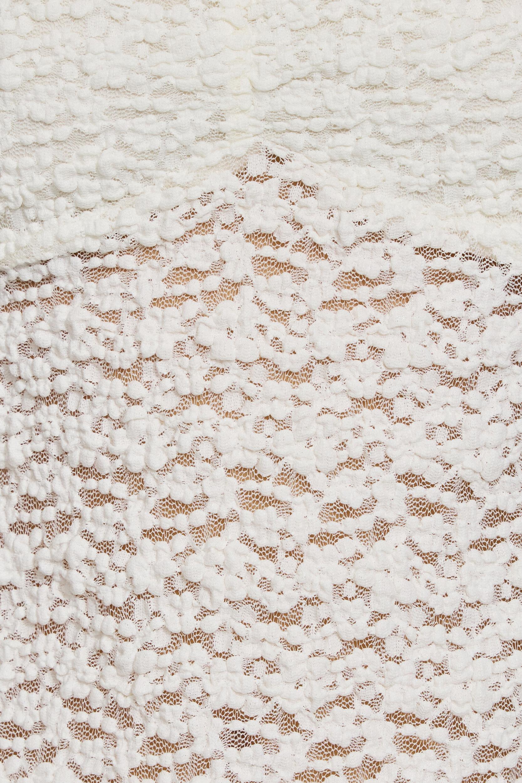 Apron Back Lace Halter Top Product Image