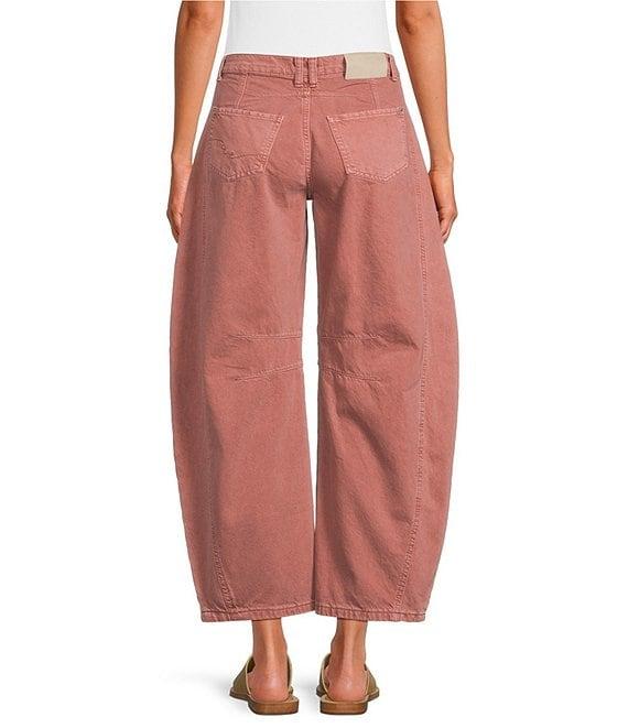Free People We The Free Good Luck Mid Rise Cropped Barrel Jeans Product Image