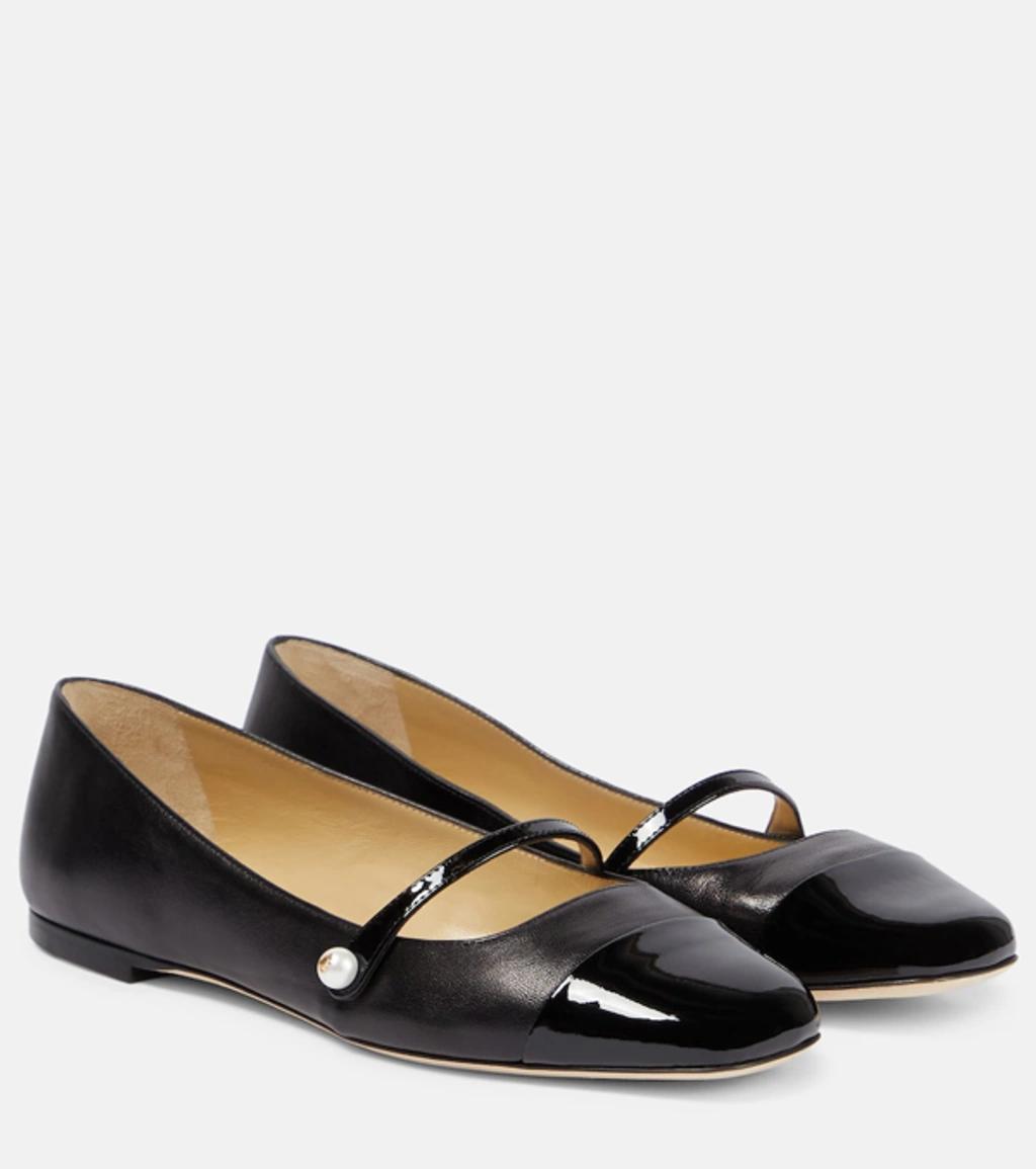 JIMMY CHOO Elisa Ballet Flats In Black Product Image