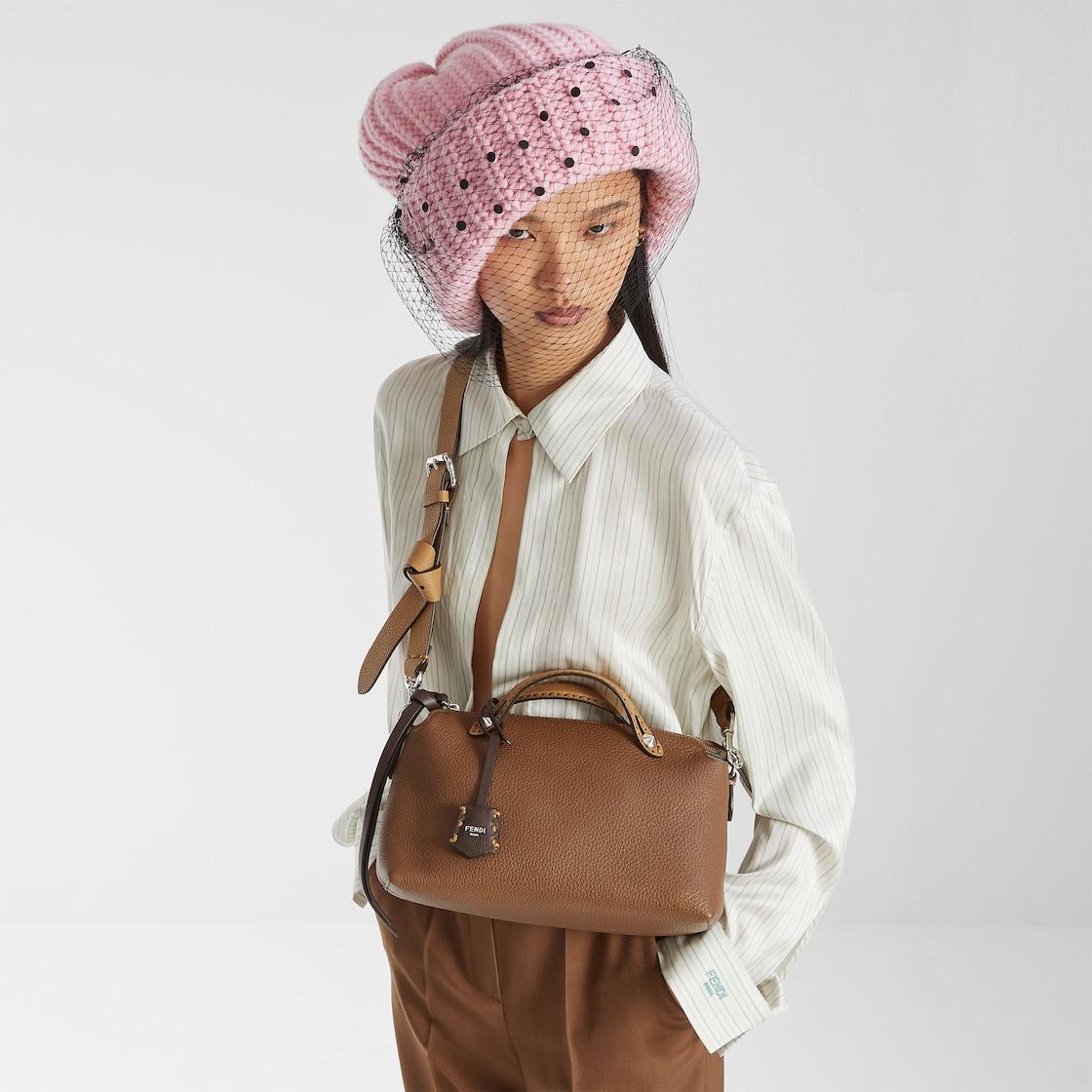 By The Way Selleria MediumMulticolor Selleria bag with 192 hand-sewn topstitches Product Image