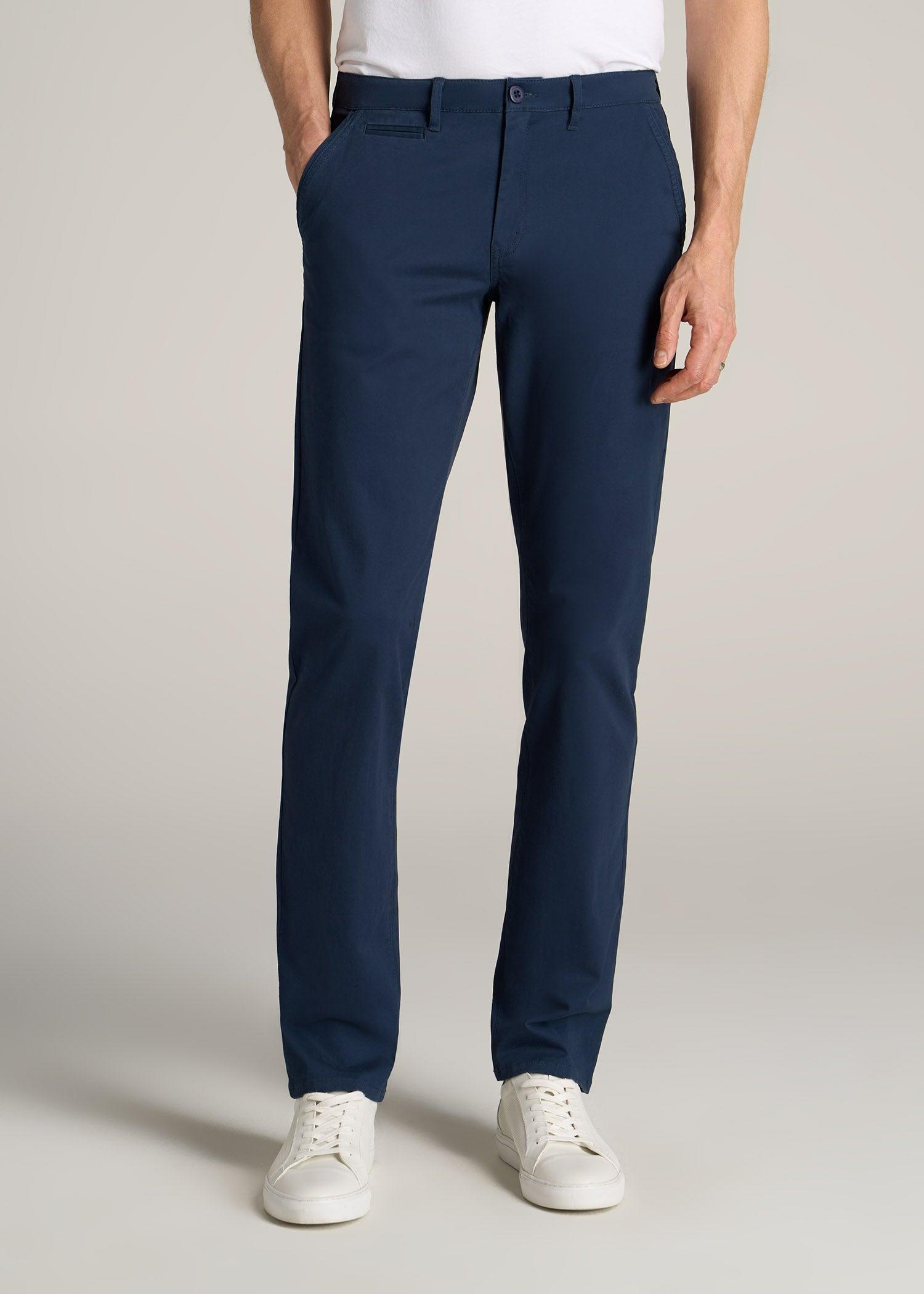 Carman TAPERED Chinos for Tall Men in Marine Navy Male Product Image