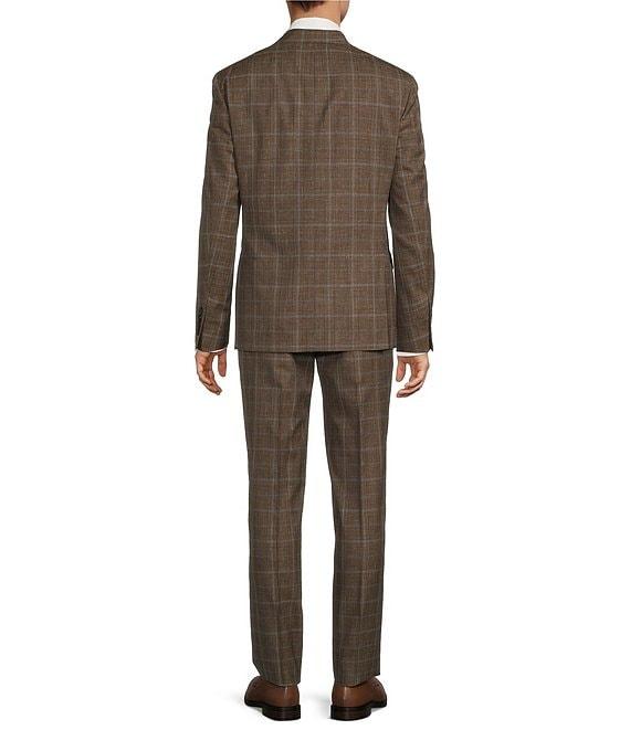 Hart Schaffner Marx Chicago Classic Fit Flat Front Plaid 2-Piece Suit Product Image