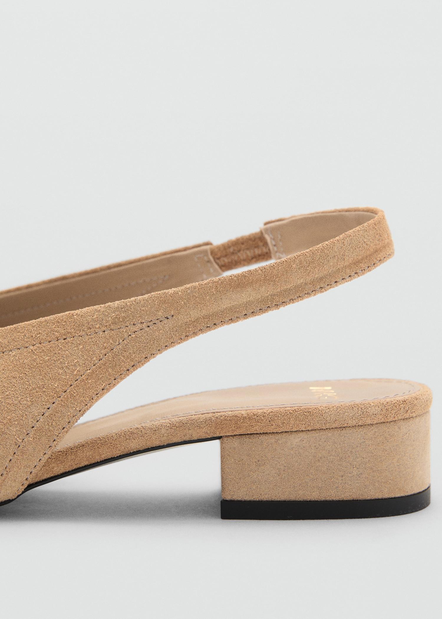 Suede heeled shoes - Women | MANGO USA Product Image