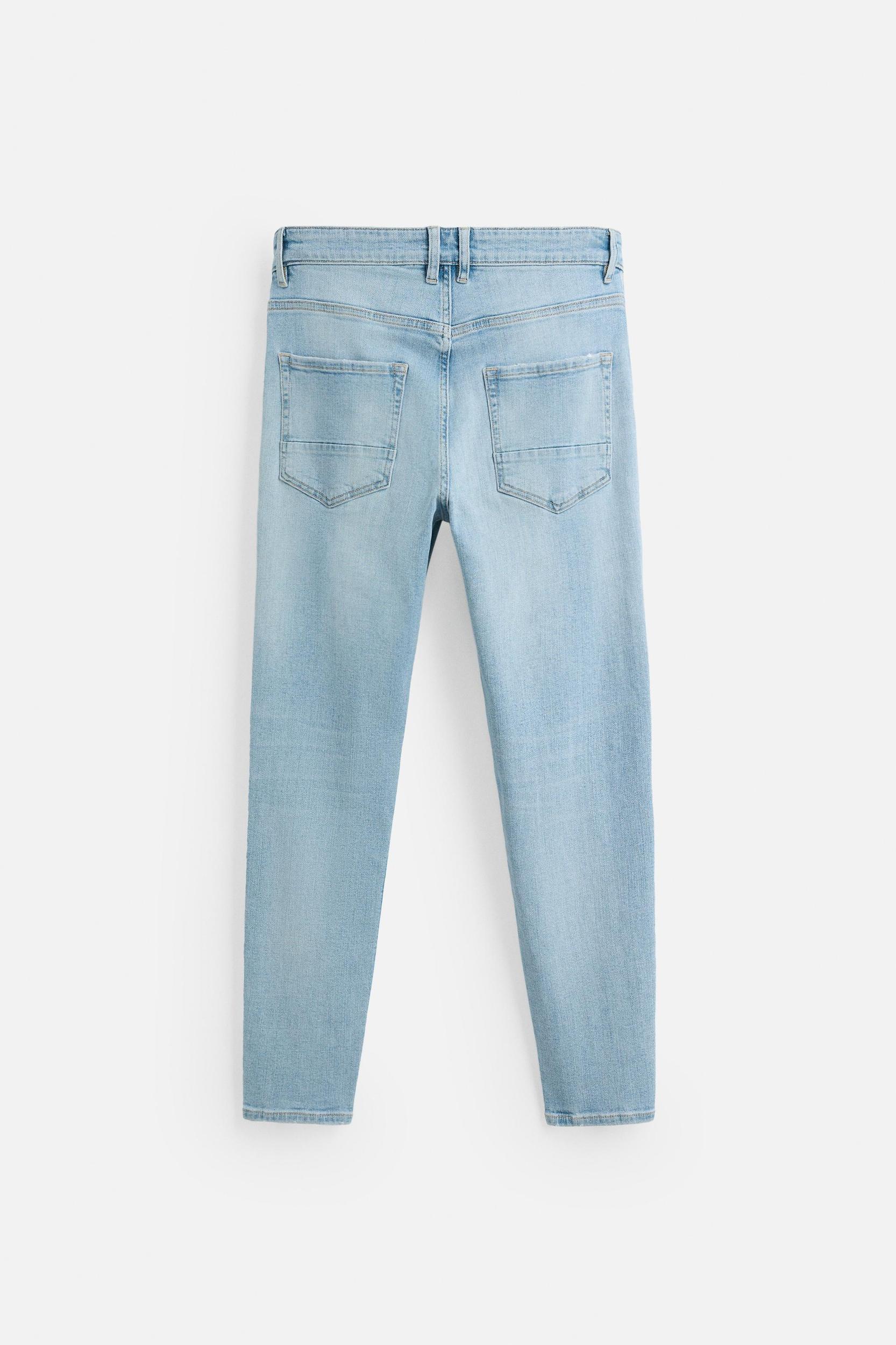 SKINNY FIT CROPPED JEANS Product Image