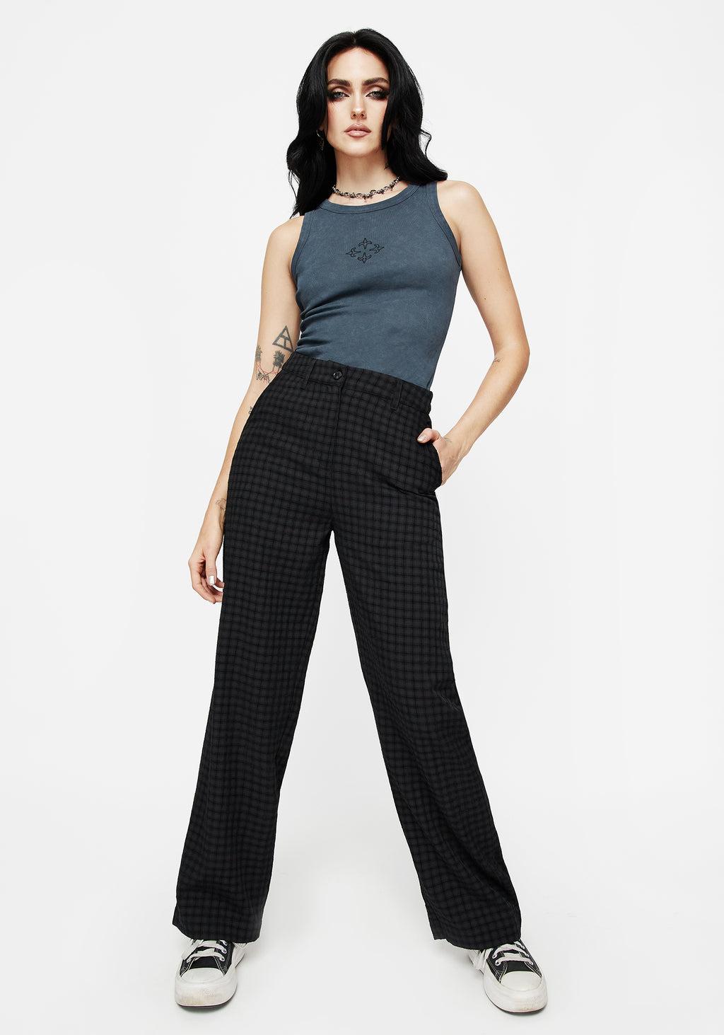Ziggy Check Straight Leg Trousers Product Image