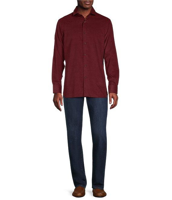 Cremieux Blue Label Solid Corduroy Long Sleeve Woven Shirt Product Image