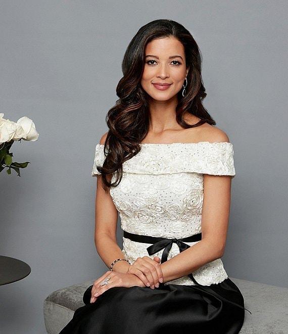 Alex Evenings Satin With Pocket Inverted Pleat Ball Gown Skirt Product Image