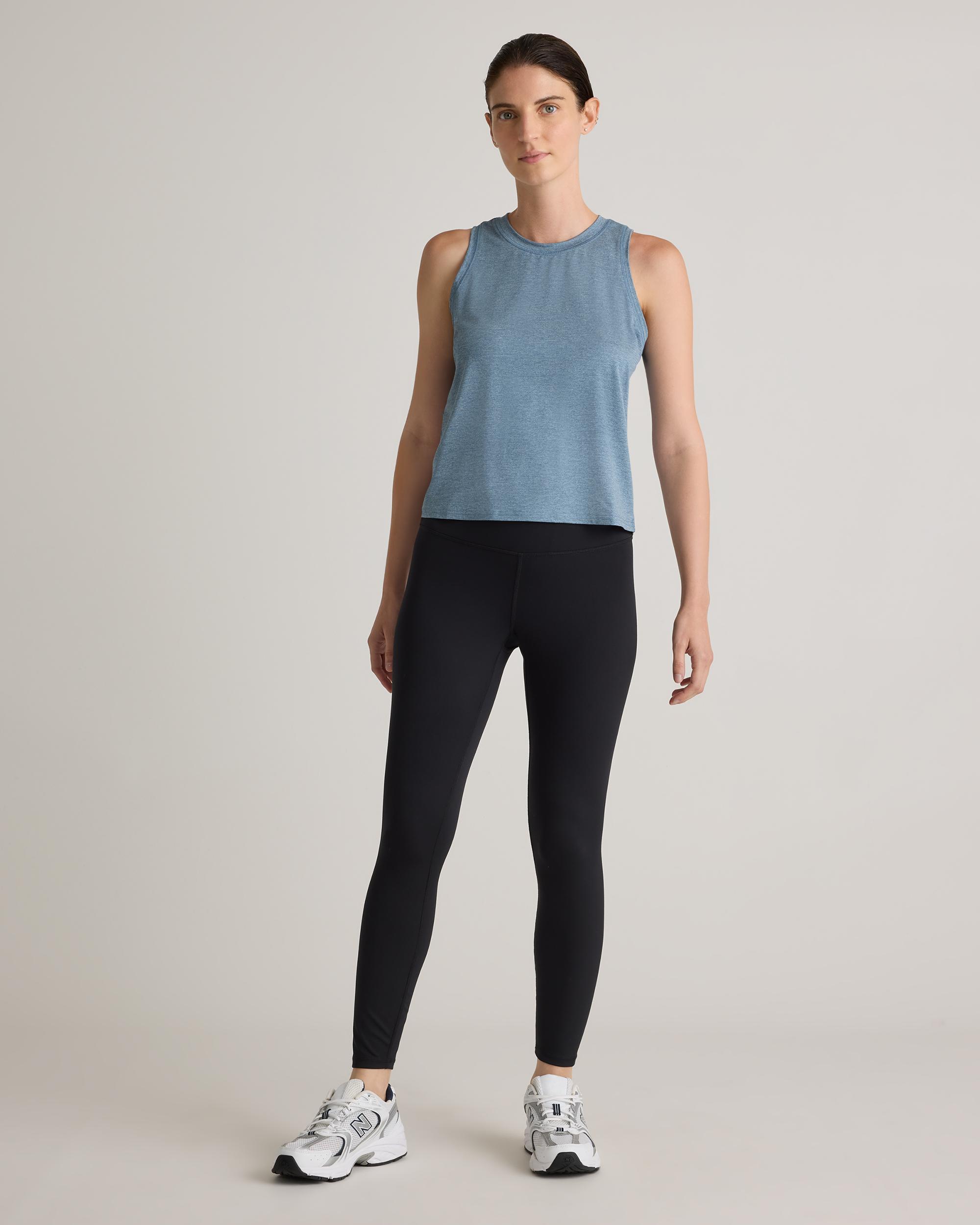 Quince | Women's Flowknit Breeze High-Neck Tank Top 100% Polyester Product Image