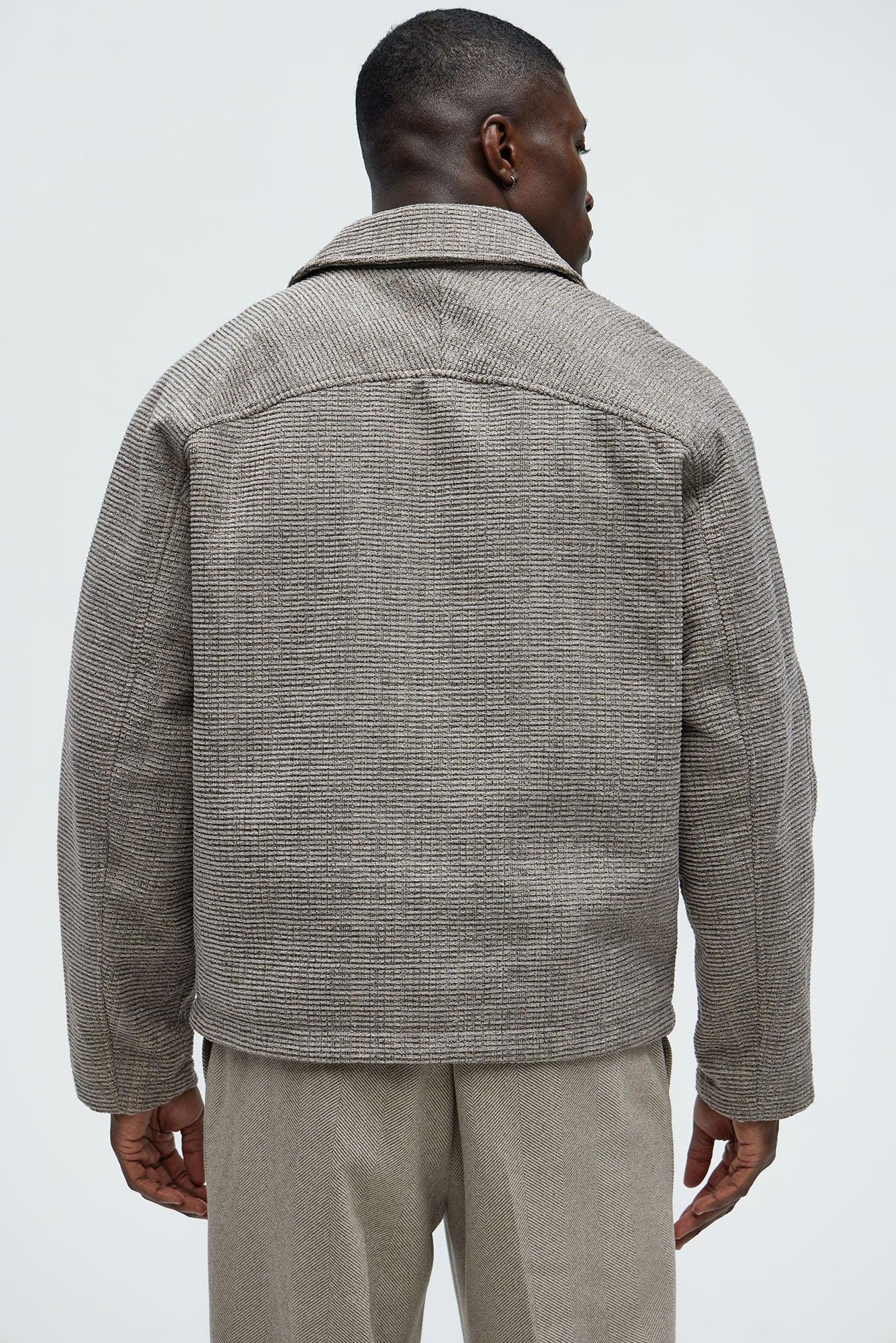 Farmington Textured Work Jacket - Grey Product Image