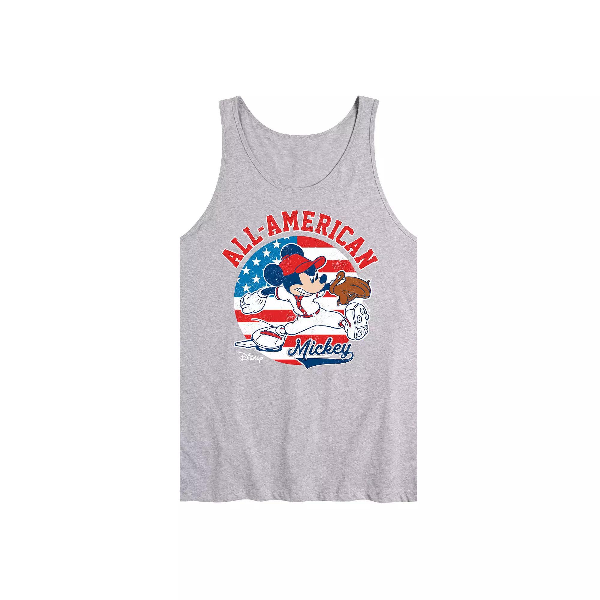 Disney's Mickey Mouse Men's Americana Baseball Tank Top,  Product Image