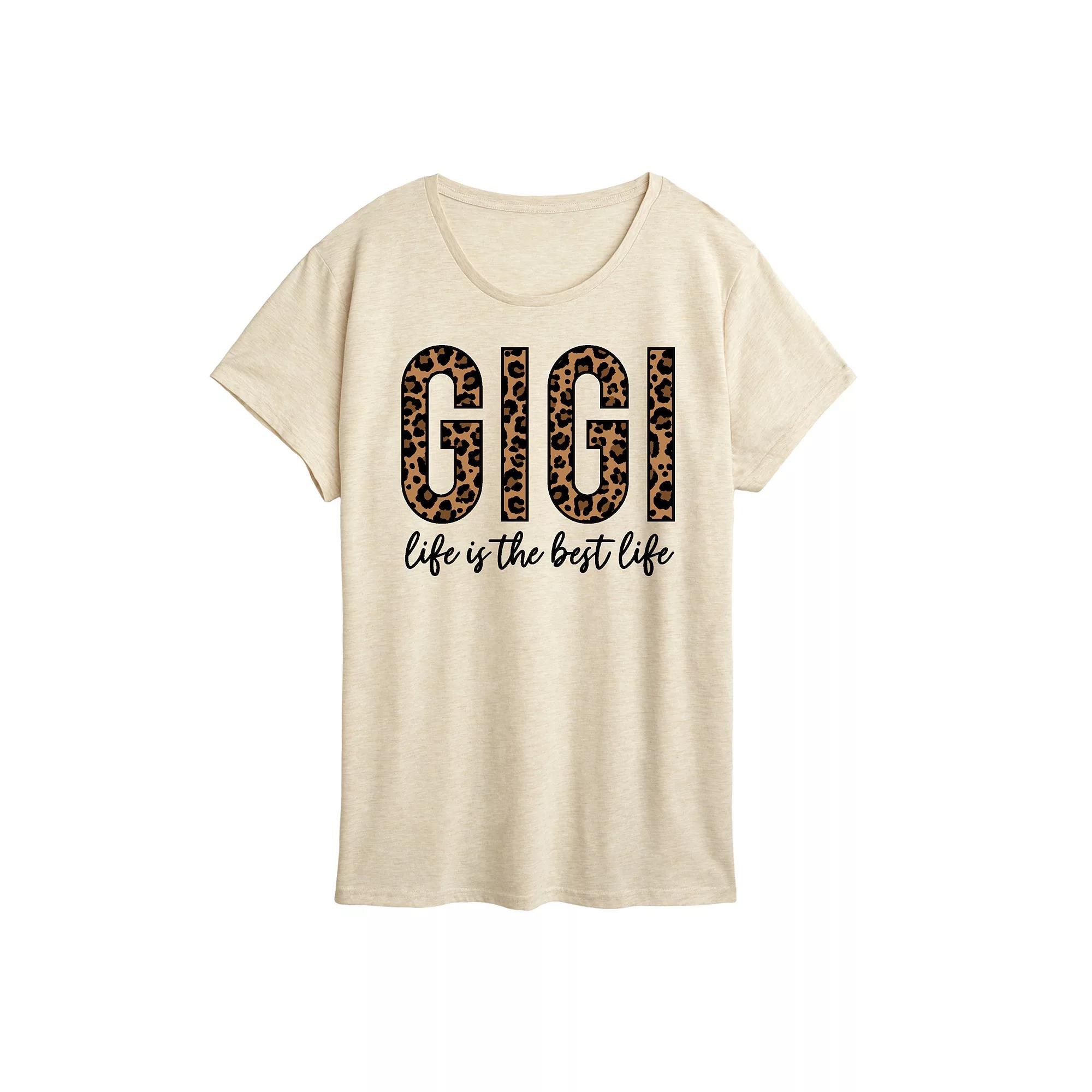 Women's Gigi Life Is The Best Life Graphic Tee,  Product Image