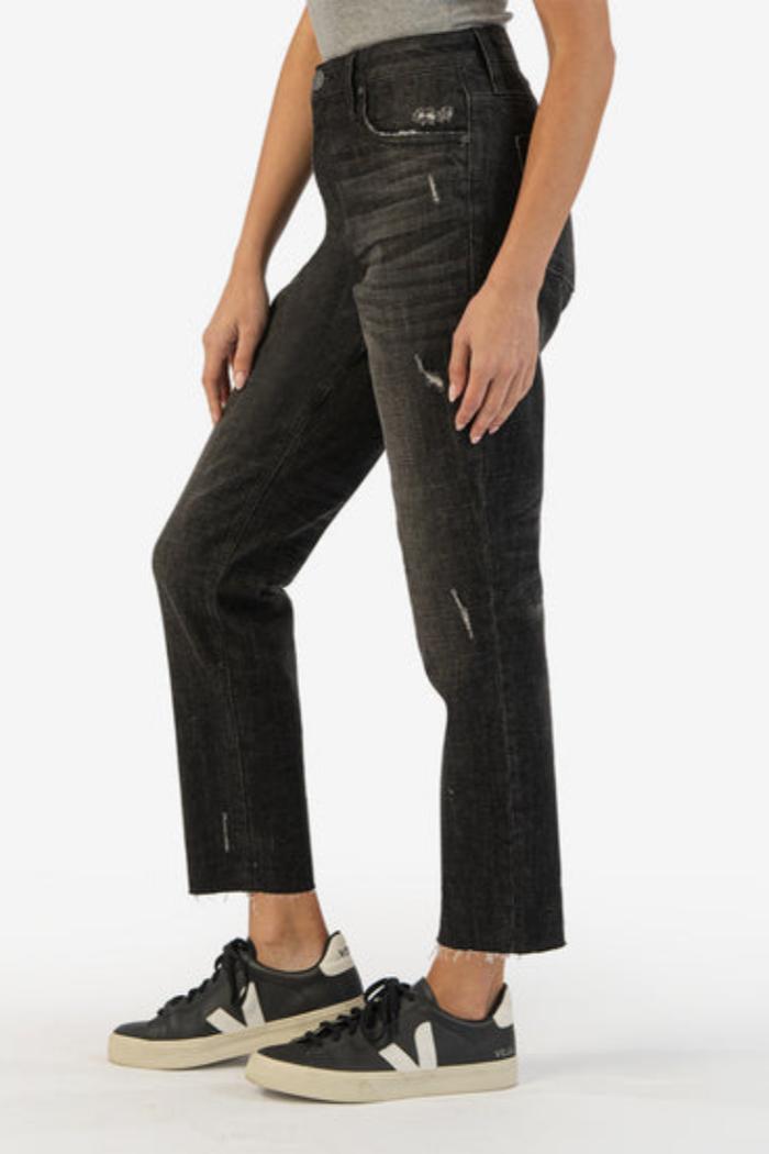 Rachael High Rise Fab Ab Mom Jean - Distinguish Wash Product Image