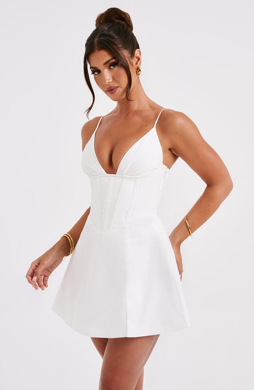 Sela Mini Dress - Ivory Product Image