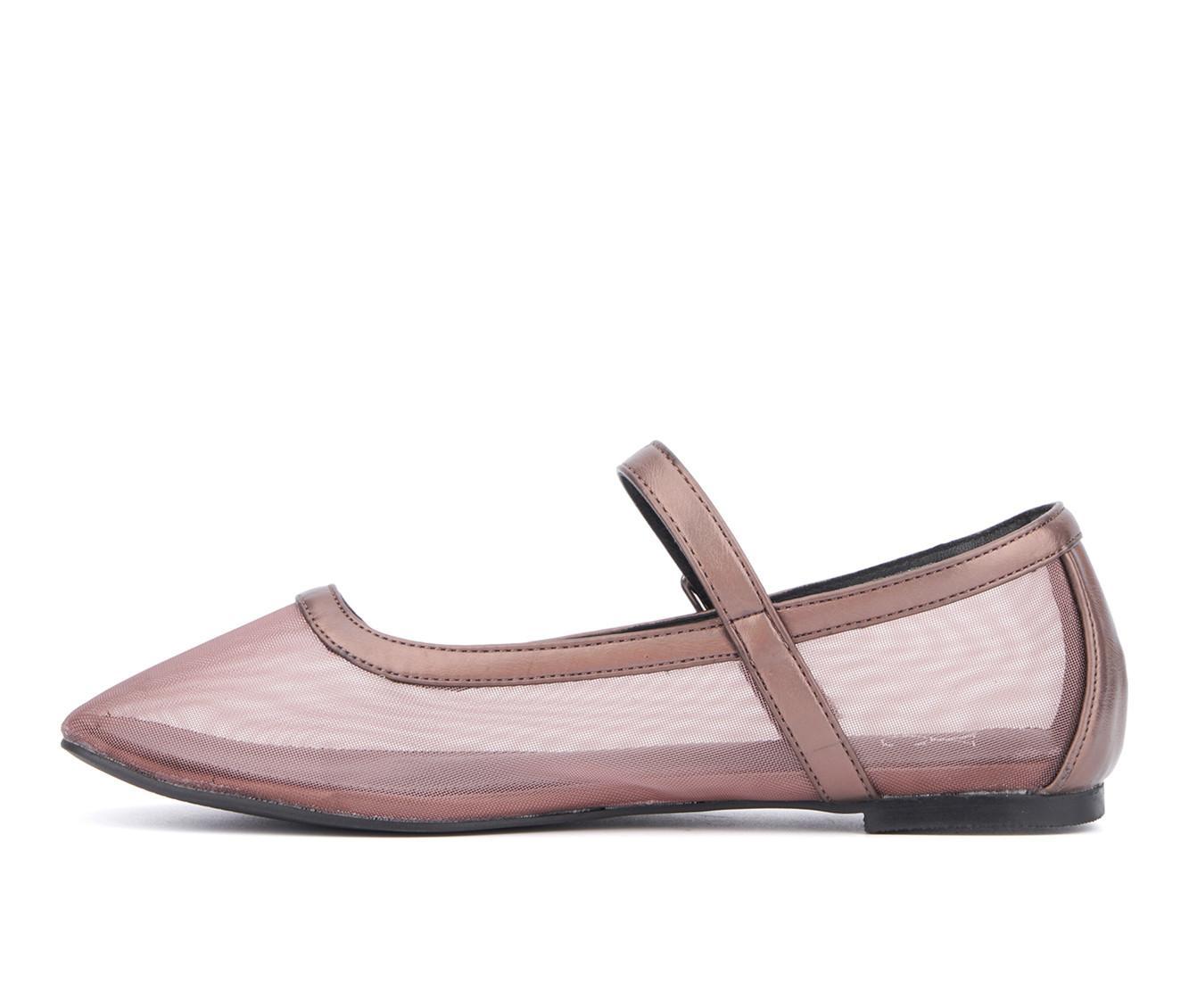 Women's New York and Company Page 2 Mary Jane Flats Product Image