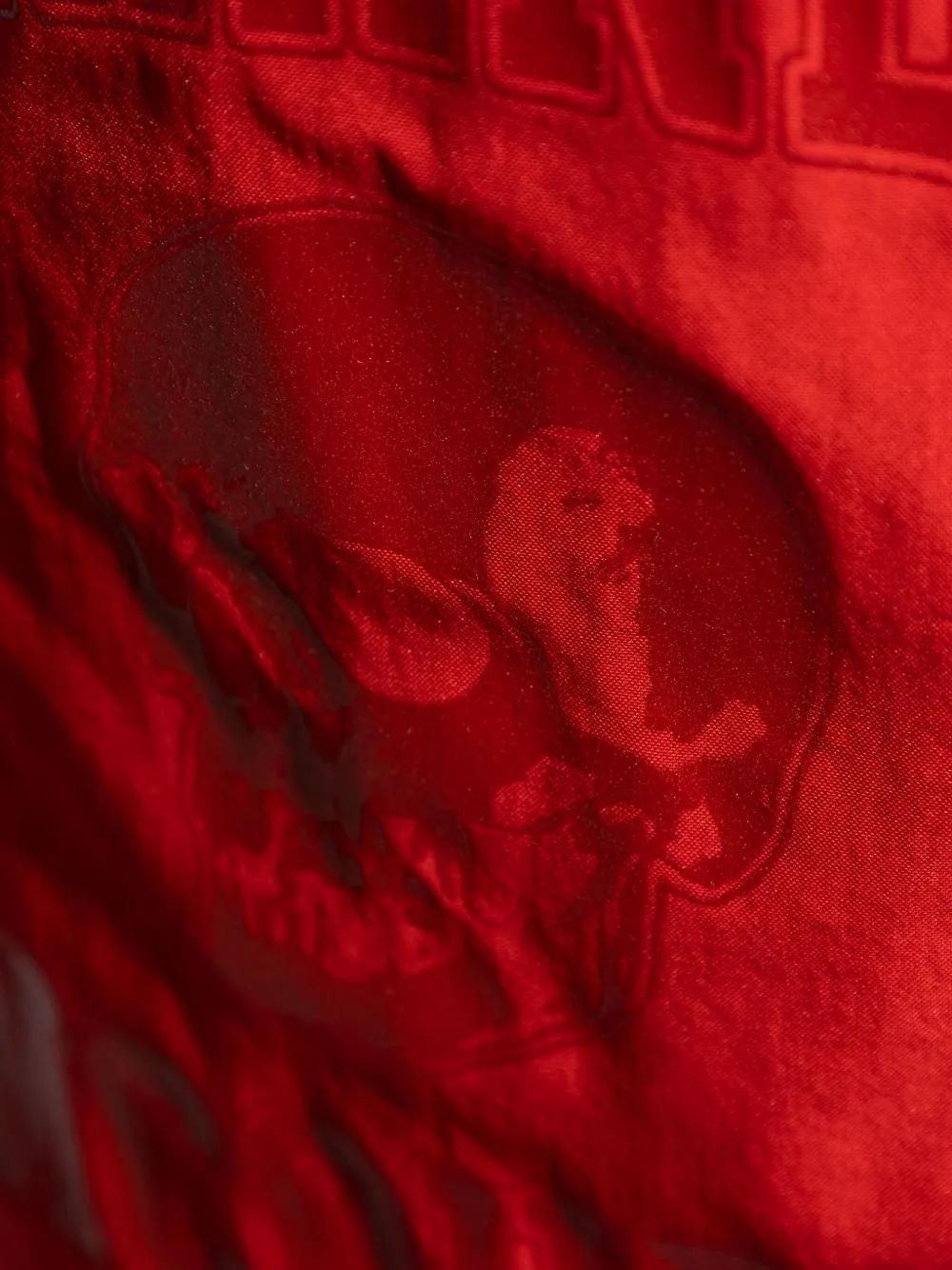 Varsity-print swim shorts Product Image