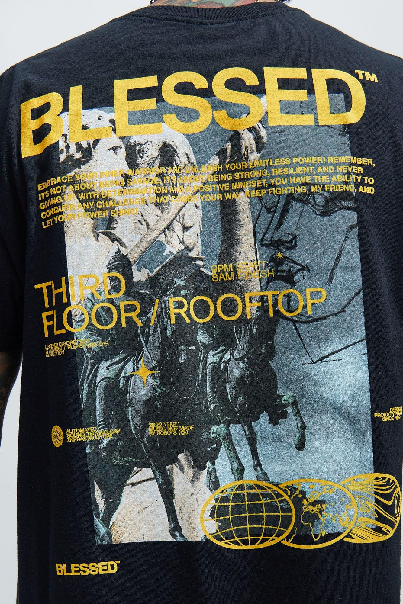 Highly Blessed Short Sleeve Tee - Black Product Image