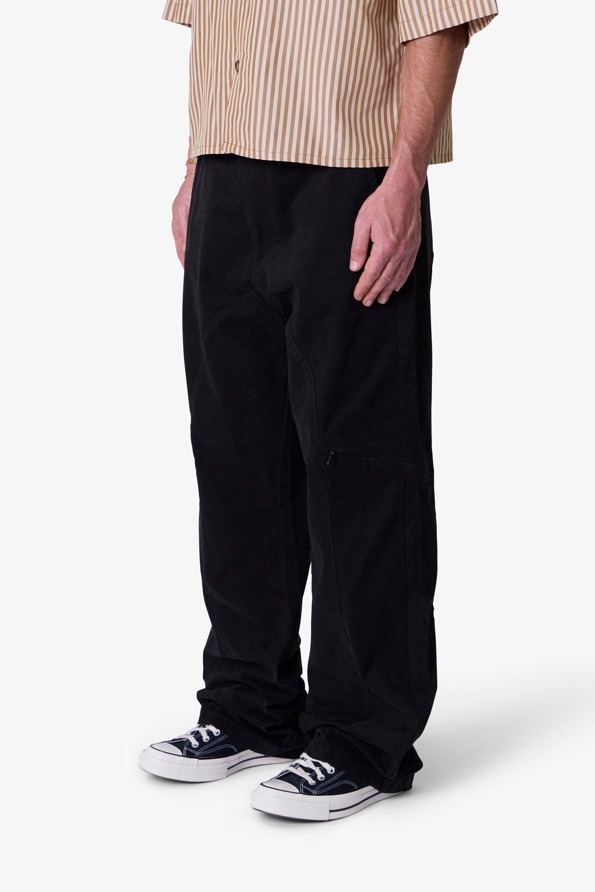 Secret Zipper Cargo Pants - Black Product Image