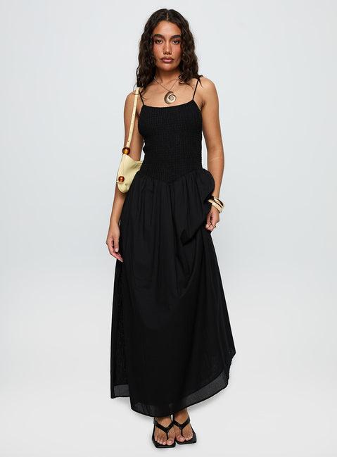 Carys Maxi Dress Black Product Image