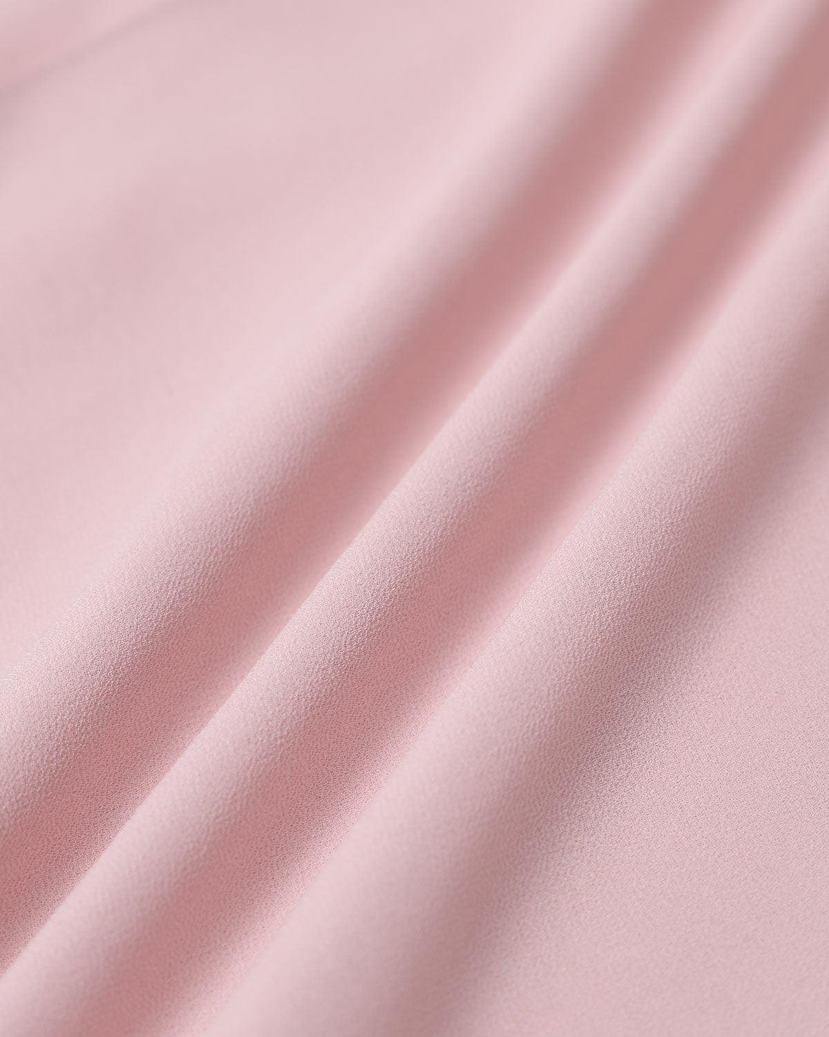 Pink Sweetheart Neck Chiffon Maxi Dress Product Image