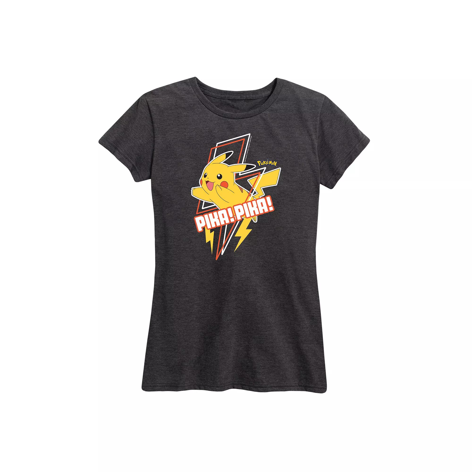 Plus Pokemon Pika Pika Graphic Tee, Women's,  Product Image