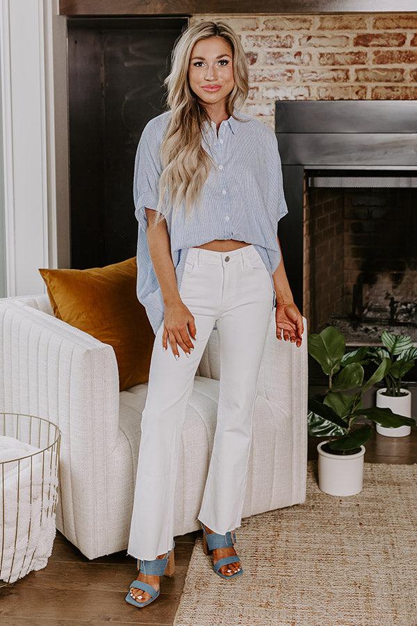 Just USA Bethany High Waist Ankle Flare Product Image