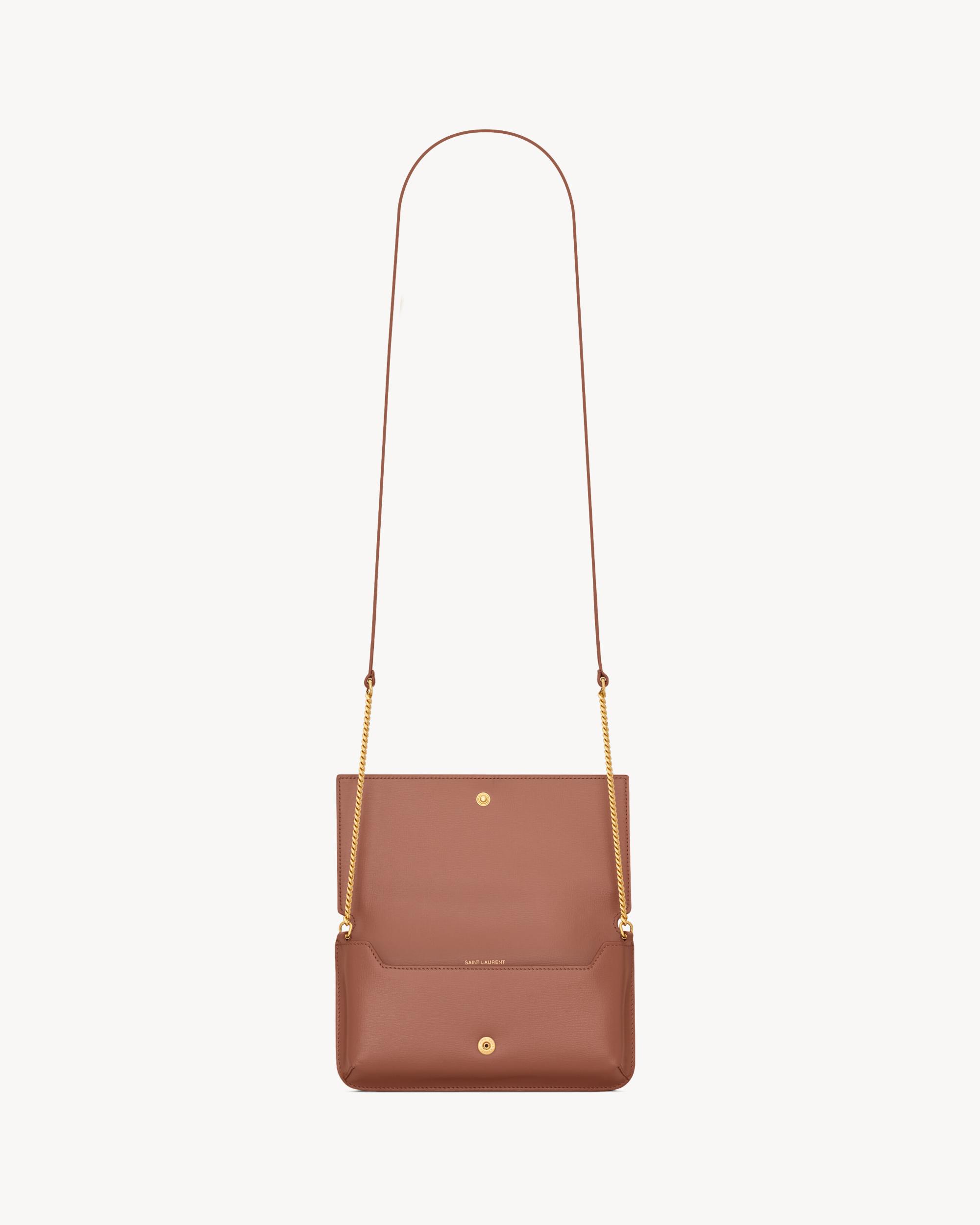 CASSANDRE chain pouch in shiny leather Product Image