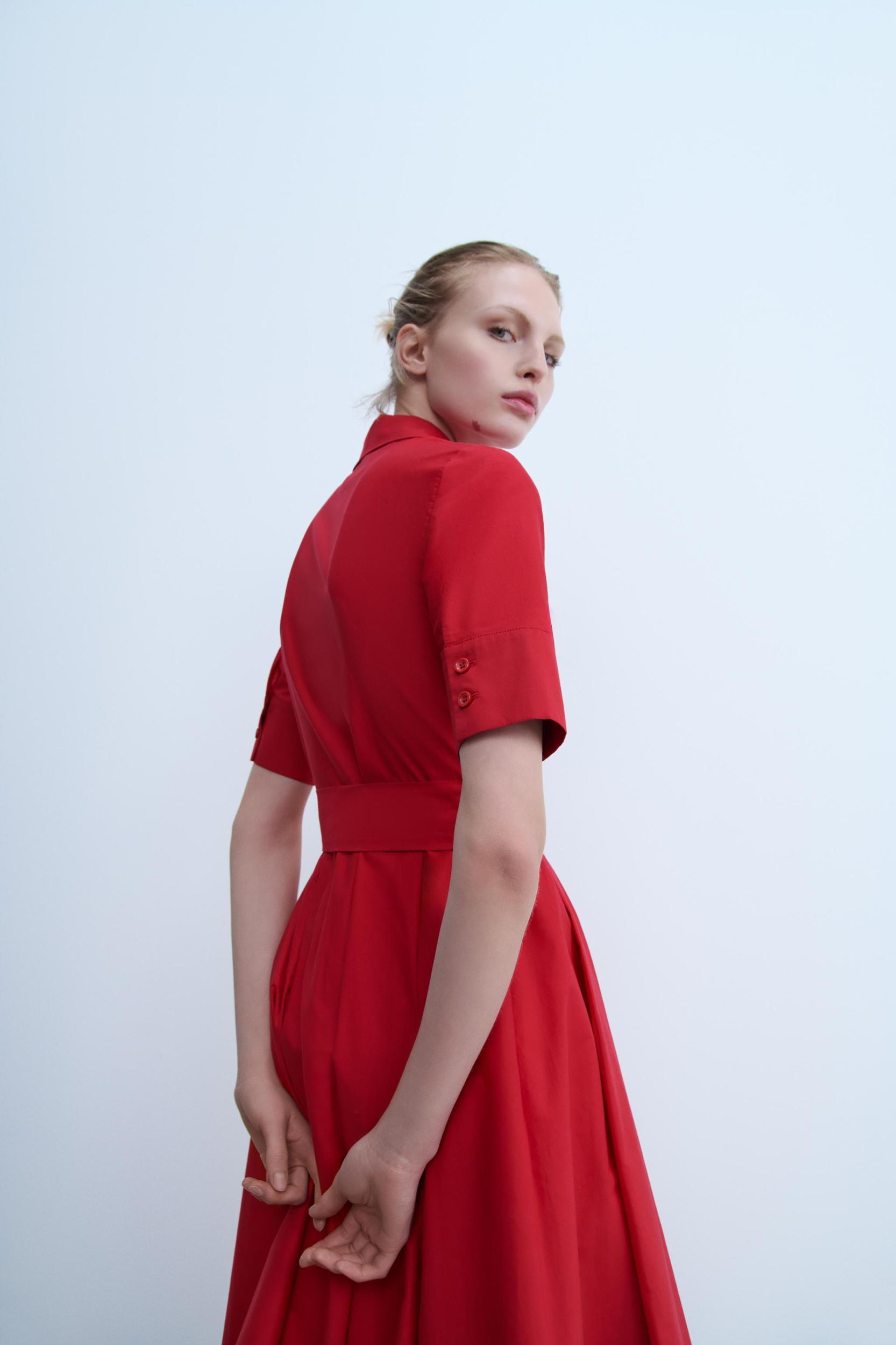 ZW COLLECTION POPLIN DRESS Product Image