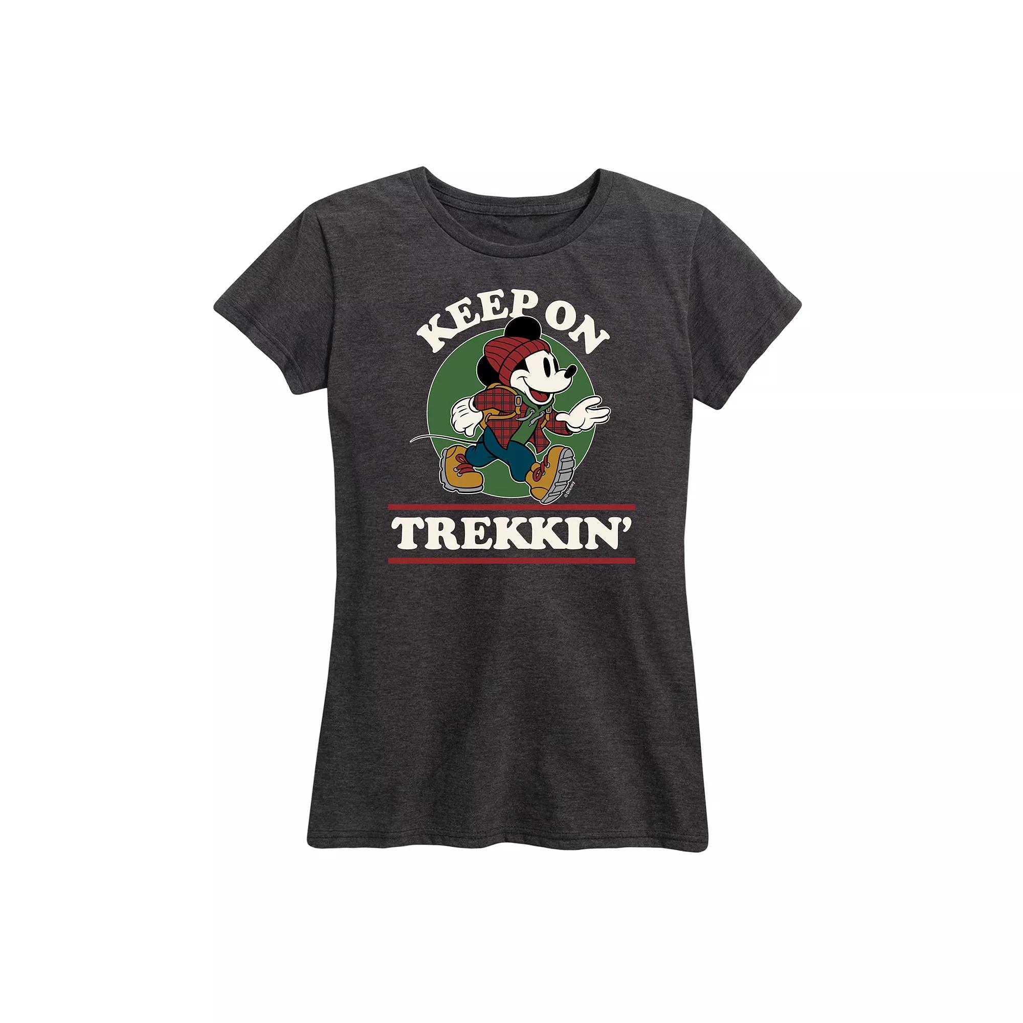 Disney's Mickey Mouse Women's Keep On Trekkin' Graphic Tee,  Product Image