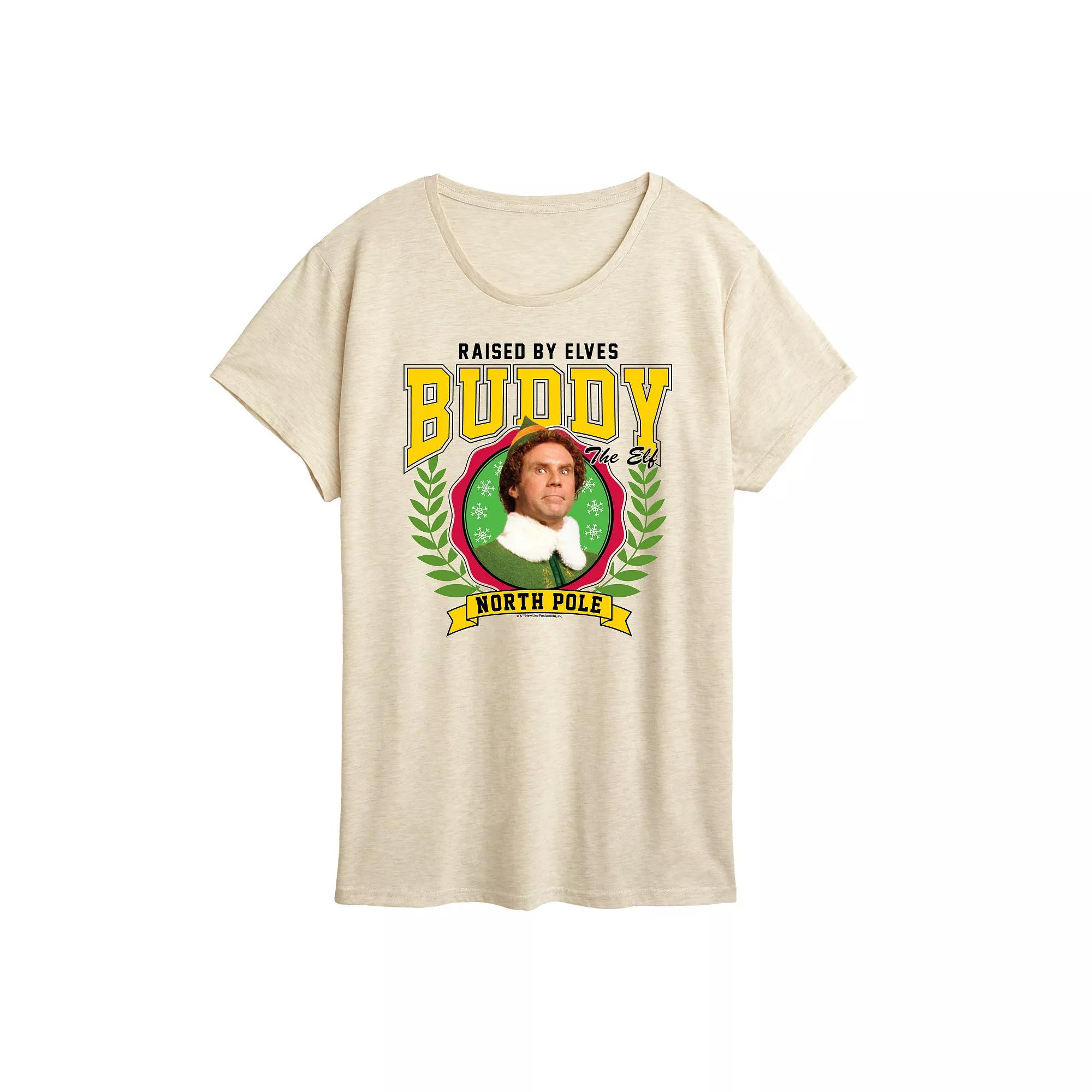 Women's Elf Raised By Elves Graphic Tee,  Product Image