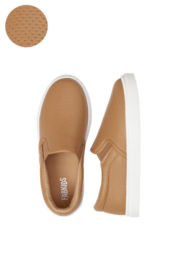 JustFab Margaux Platform Loafer Pump Womens Black/ White Size 8.5 Product Image