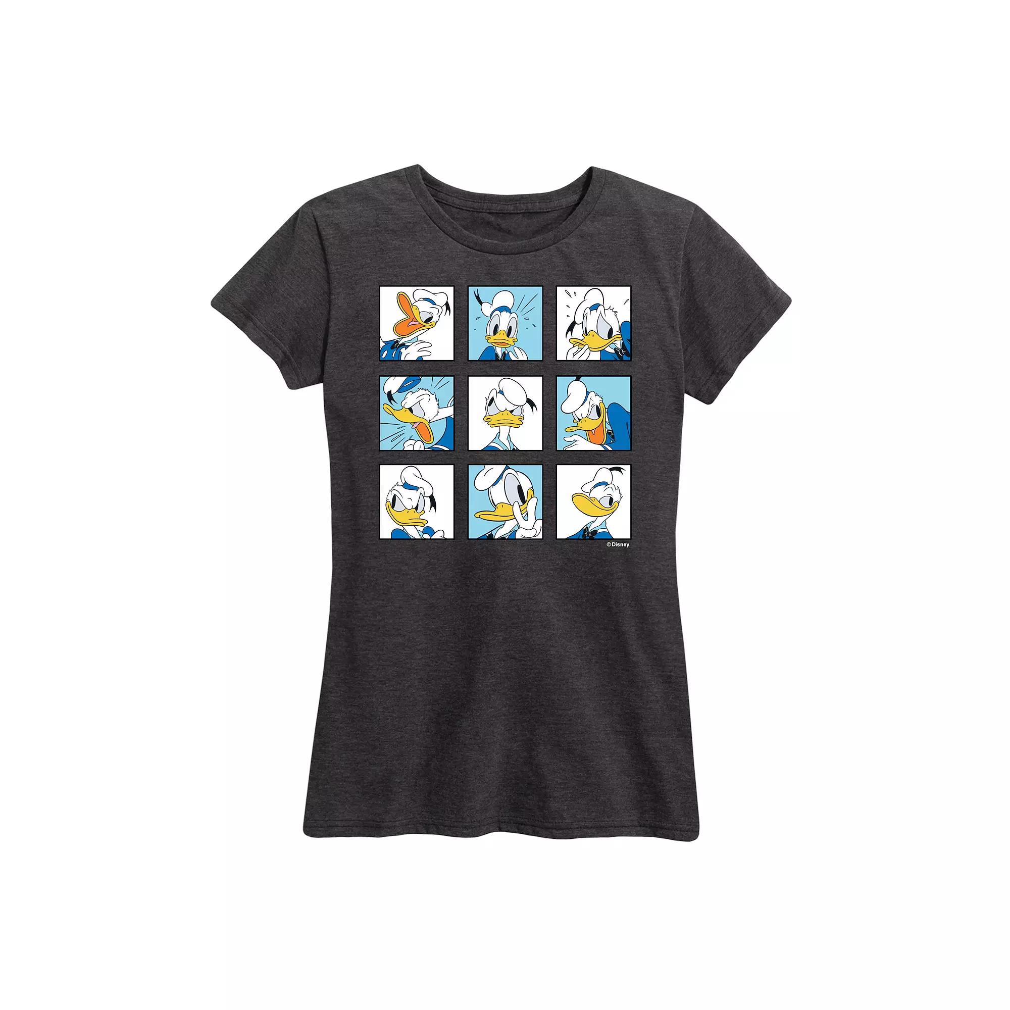 Disney's Donald Duck Women's Grid Graphic Tee,  Product Image