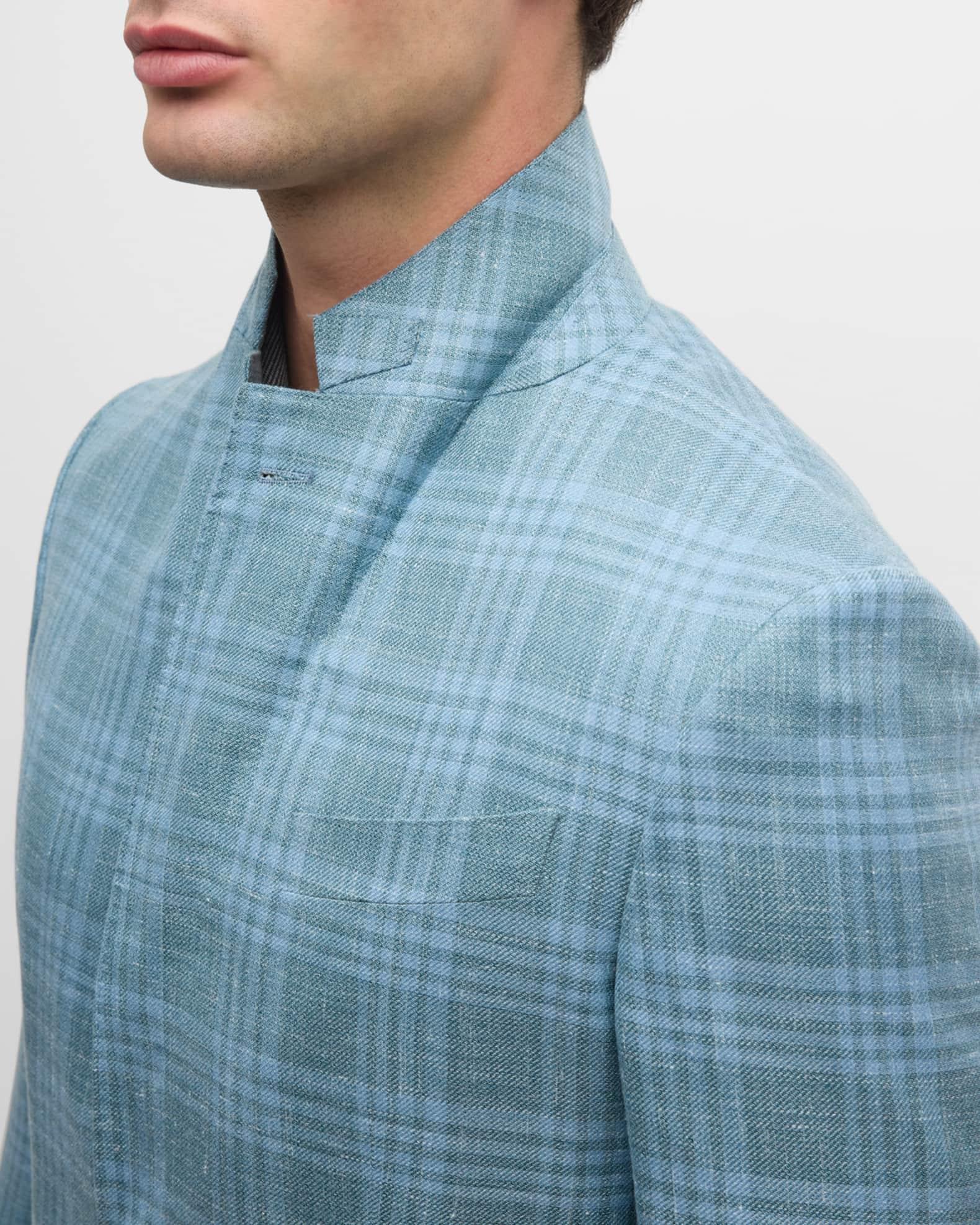 Men's Tonal Plaid Sport Coat Product Image