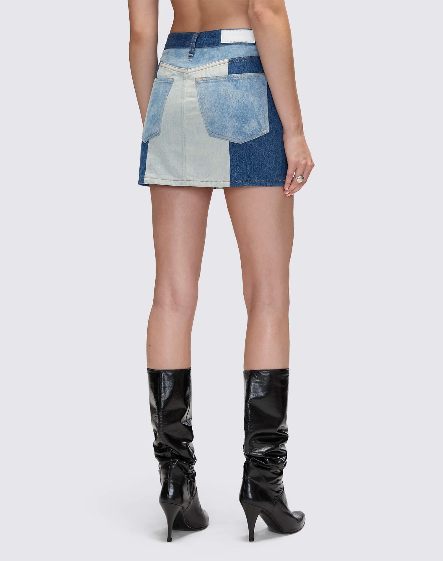 The Ollie Skirt - Vintage Patchwork Product Image