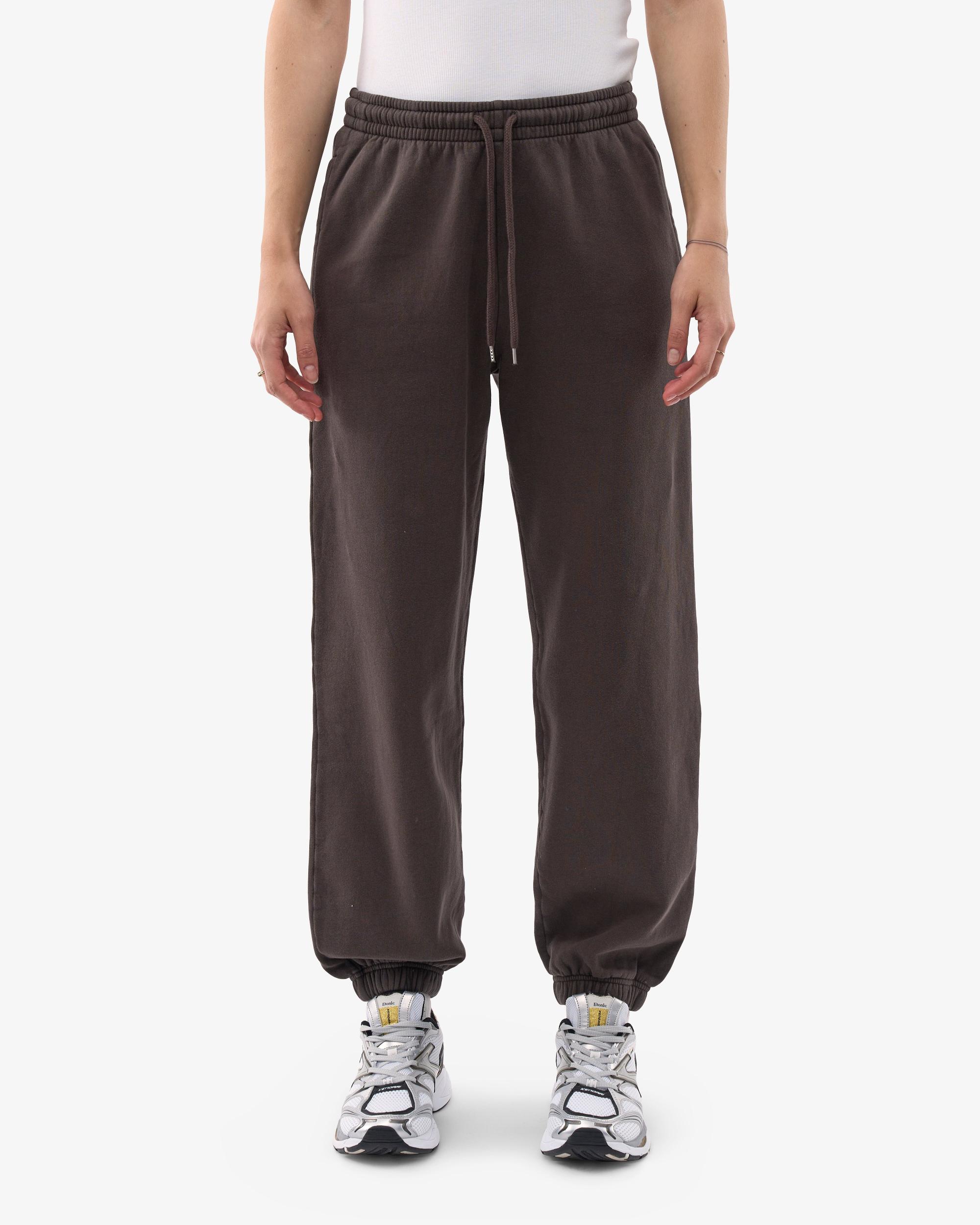 Organic Relaxed Sweatpants - Coffee Brown Product Image