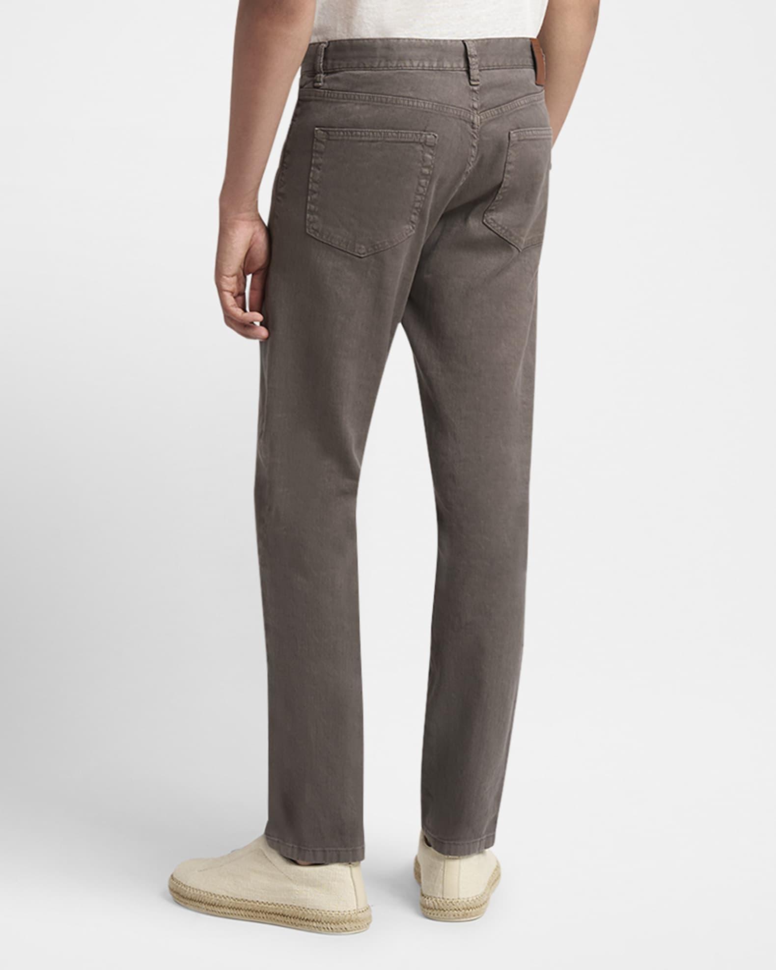 Men's Comfort Linen and Cotton Five-Pocket Pants Product Image