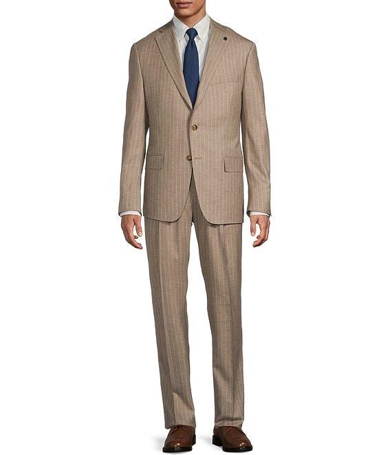 Hart Schaffner Marx New Chicago Classic Fit Reverse Pleat Stripe 2 Piece Suit Product Image