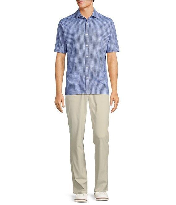 Hart Schaffner Marx Short Sleeve Luxury Performance Mini Shell Coatfront Shirt Product Image