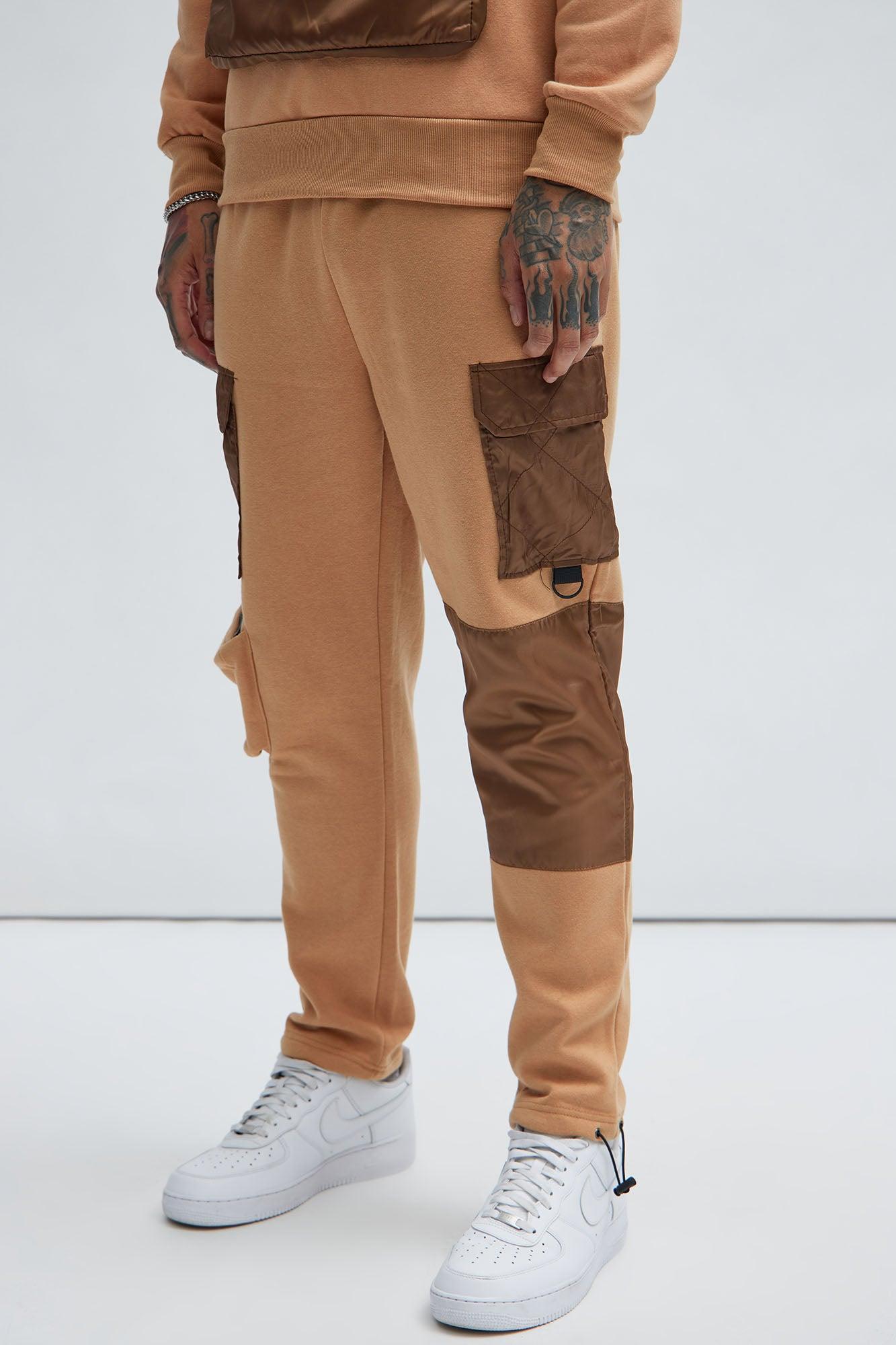 Stay Ready Cargo Sweatpants - Tan Product Image
