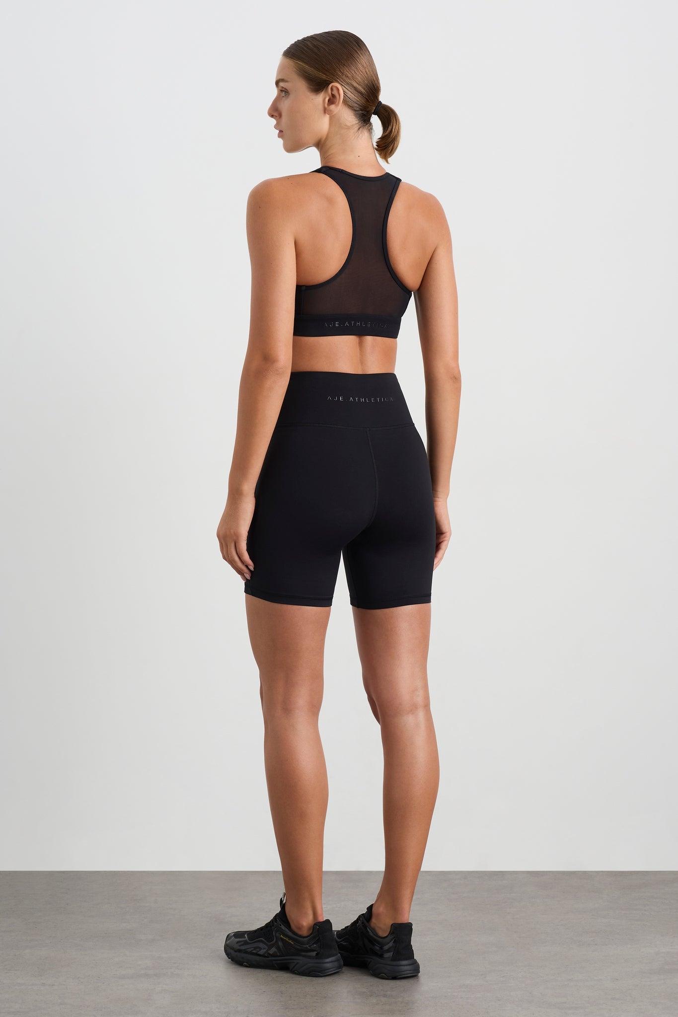 Spliced Mesh Sports Bra 370 Product Image