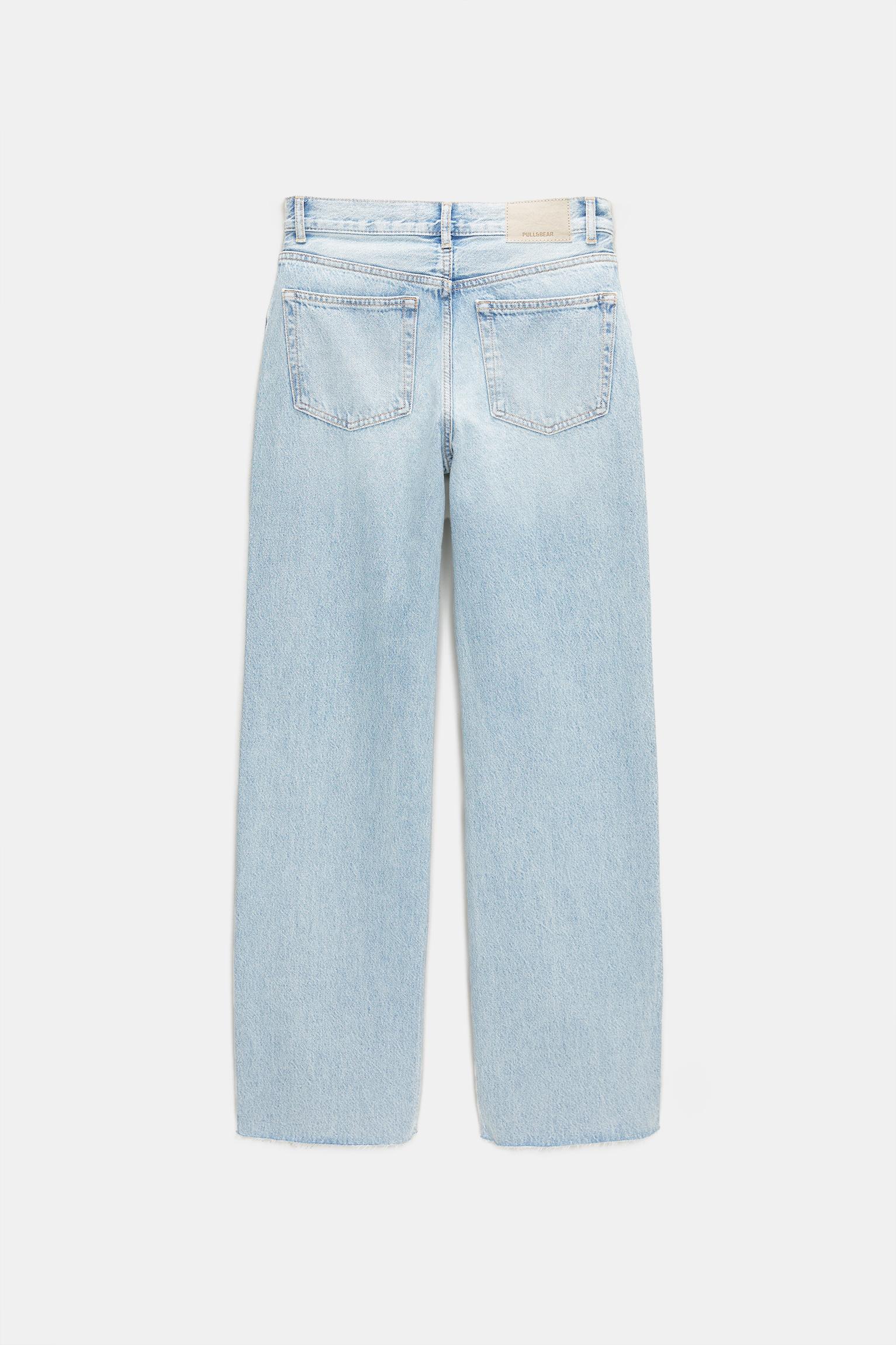Straight-leg high-waist jeans Product Image