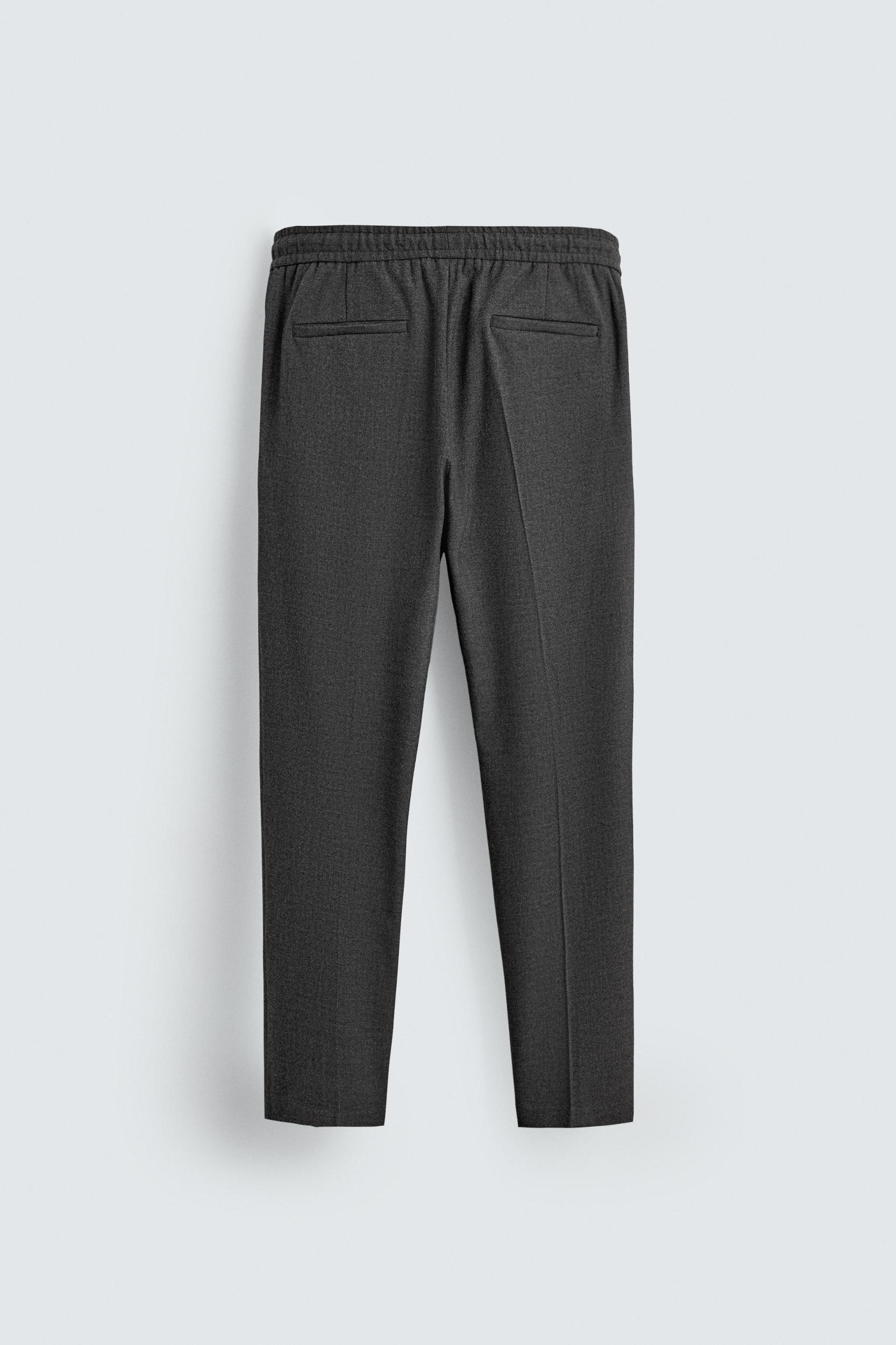 STRETCHY REGULAR FIT JOGGER WAIST PANTS Product Image