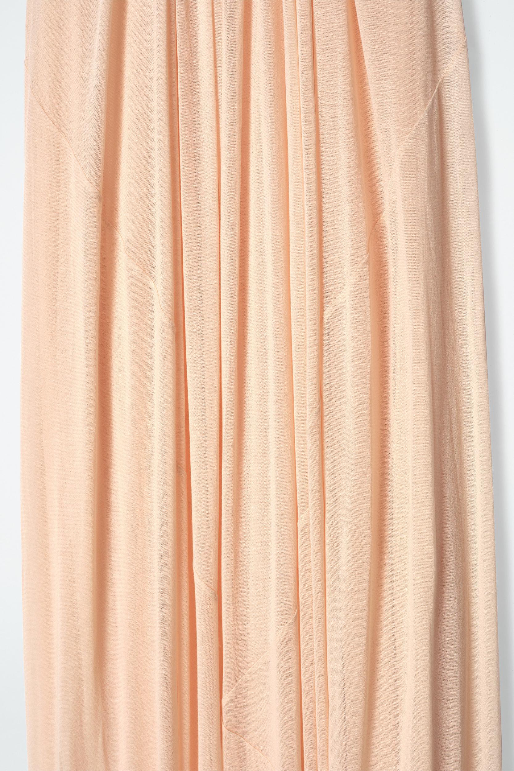GATHERED HALTERNECK MAXI DRESS Product Image