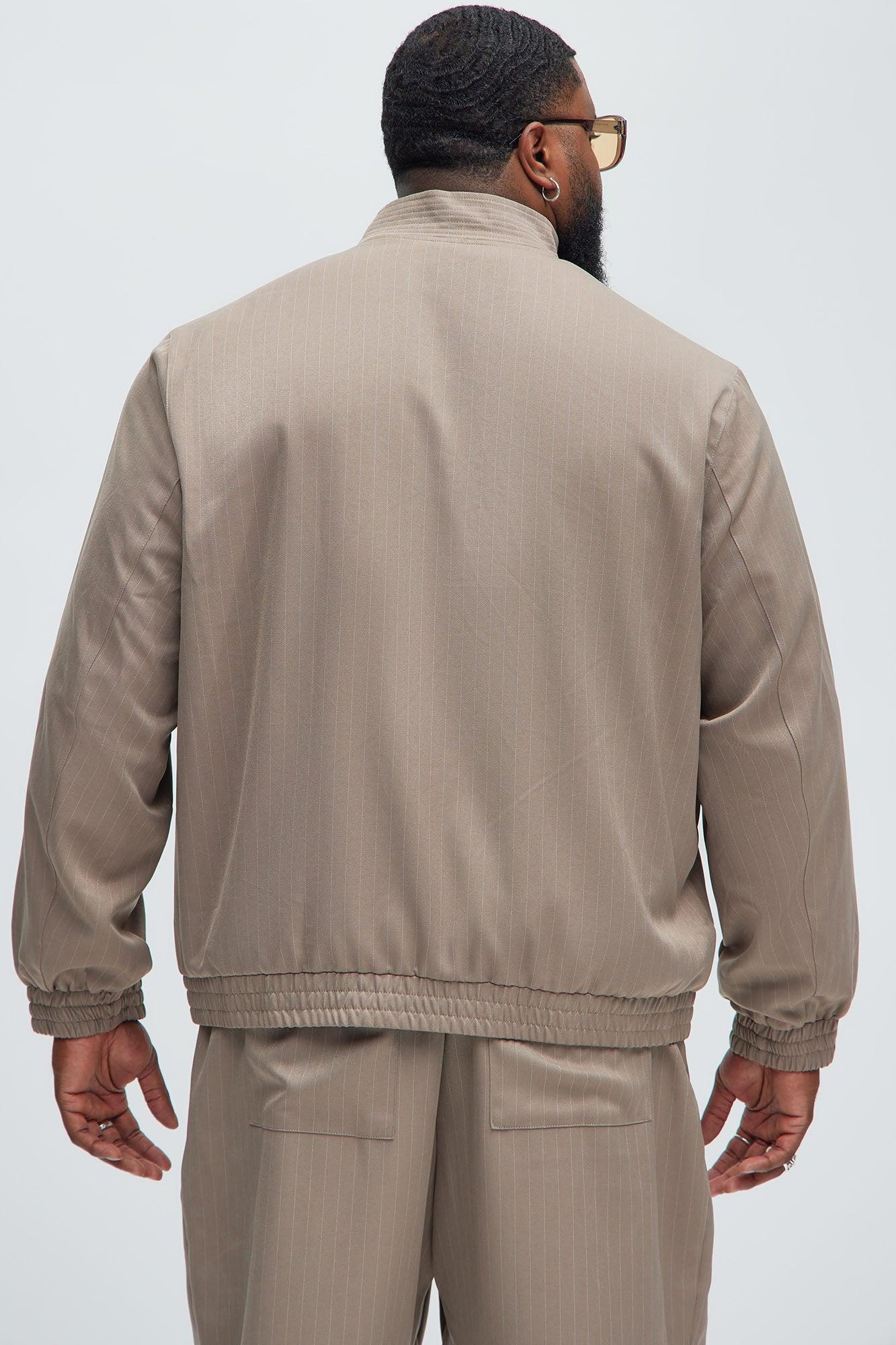 Tatum Casual Zip Jacket - Brown Product Image