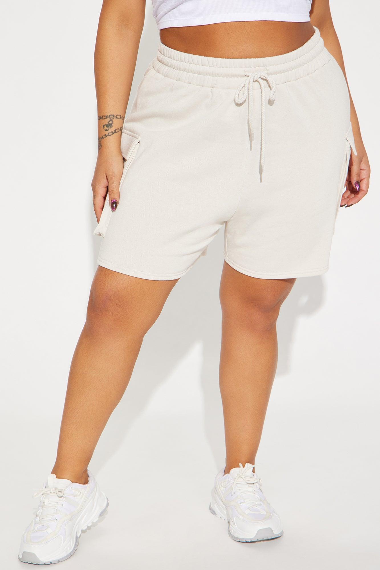 Put The Time In Lounge Short - Khaki Product Image