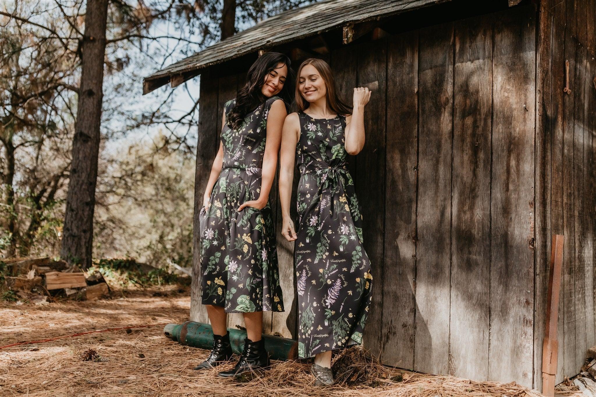 Rhiannon Dress in Nervine Ecovero Product Image