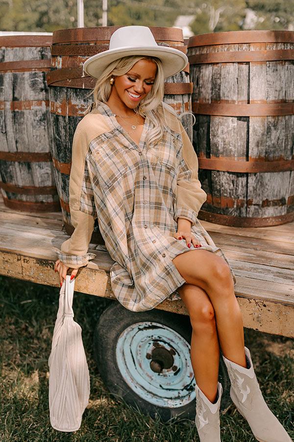 Vail Views Plaid Tunic Dress Product Image