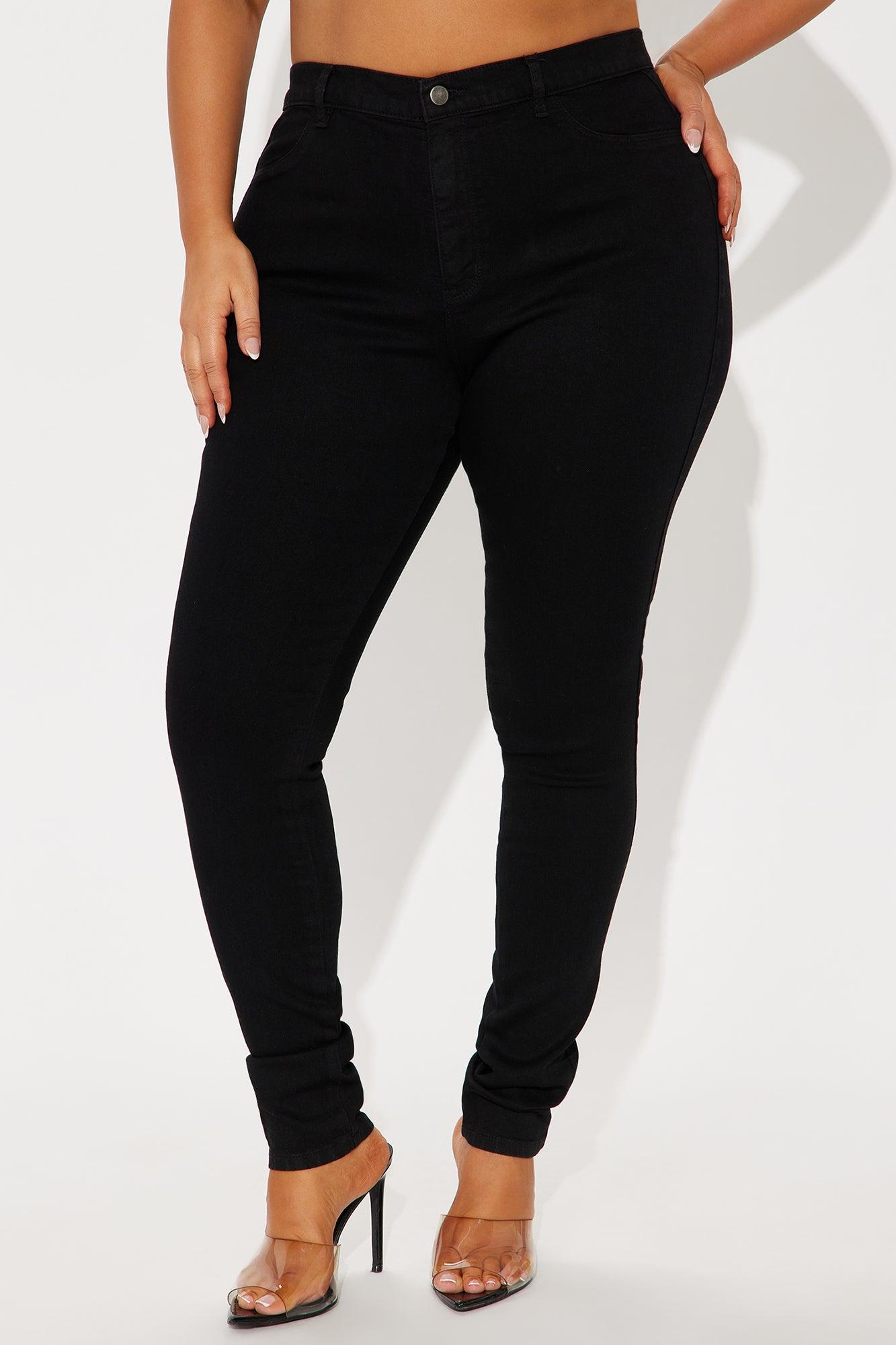 Tall Classic Beauty Booty Lifter Skinny Jeans - Black Female Product Image