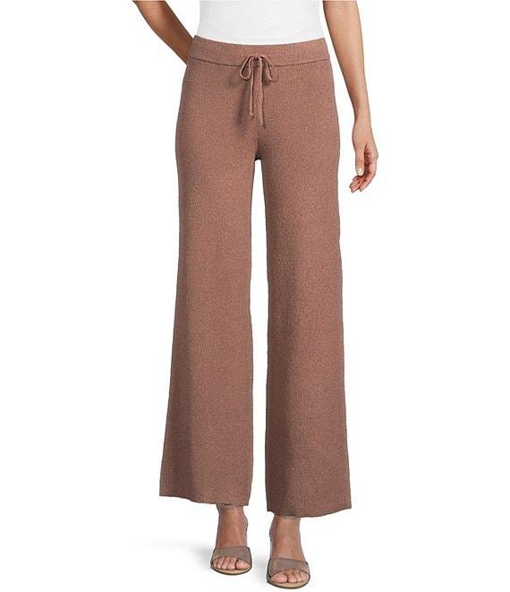 GB Knit Wide Leg Coordinating Sweater Pants Product Image